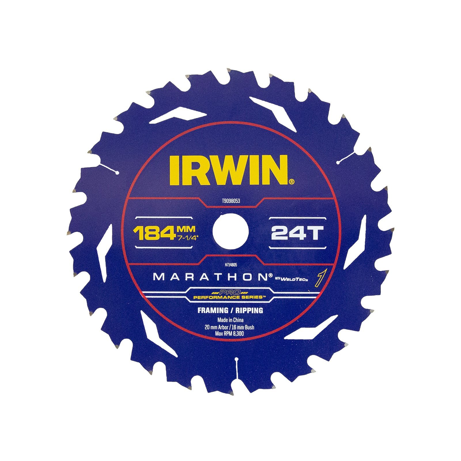 IRWIN WeldTec 184mm 24T Demolition Circular Saw Blade Bunnings Australia