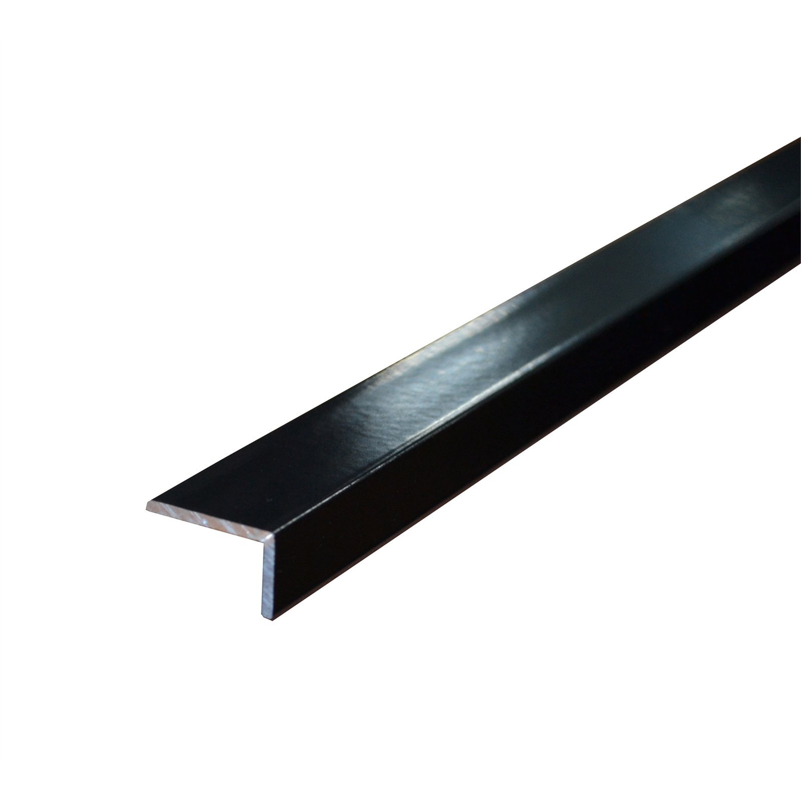 Metal Mate 25 x 20mm x 3m 1.6mm Powder Coated Aluminium Angle Black
