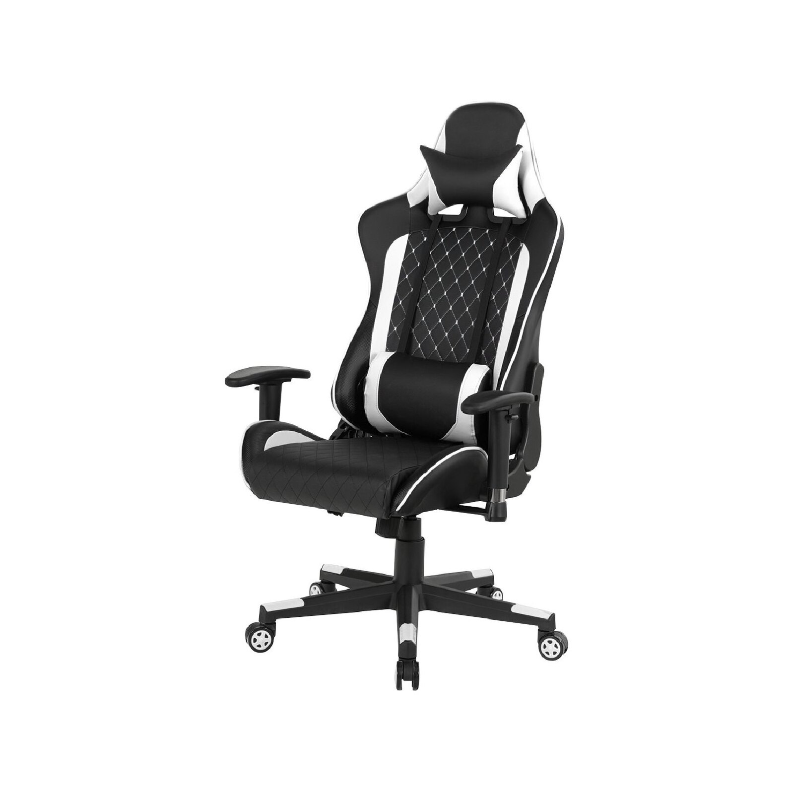 Costway Gaming Chair Executive Office Chairs w/Adjustable Armrest