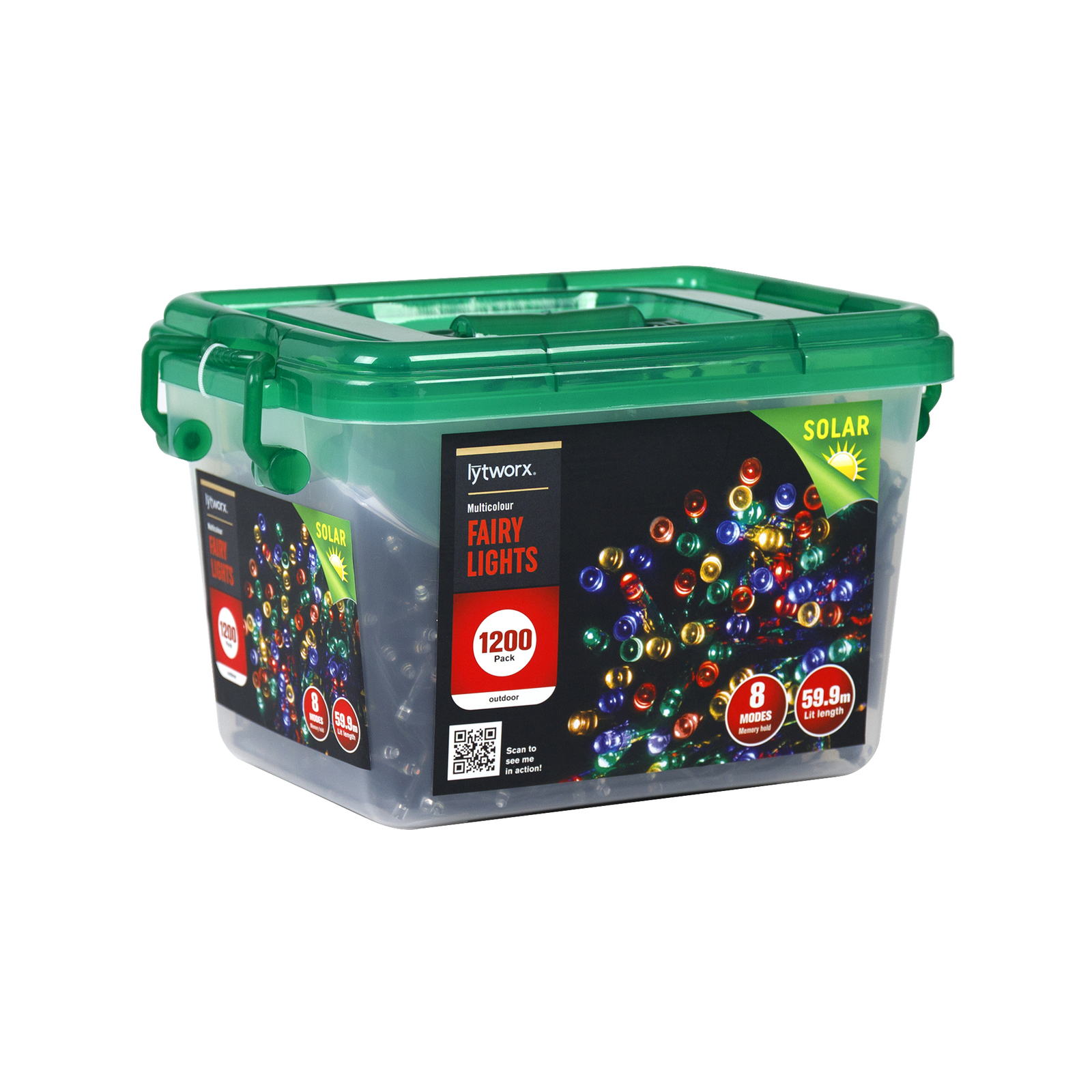 Lytworx 1200 LED Multicolour Solar Fairy Lights Bunnings New Zealand
