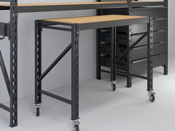 three storage racks of 1000 kg capacity
