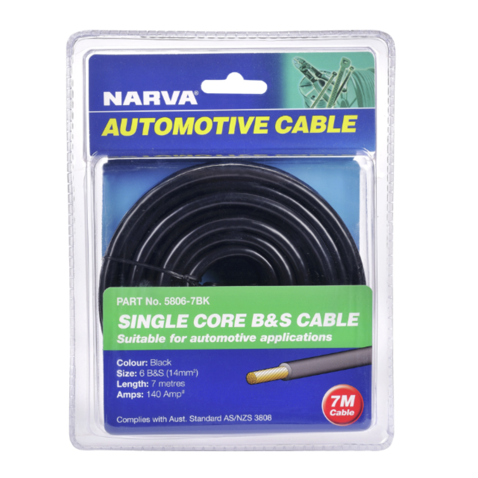 Narva 7m 140 Amp Battery And Starter Cable Bunnings Australia