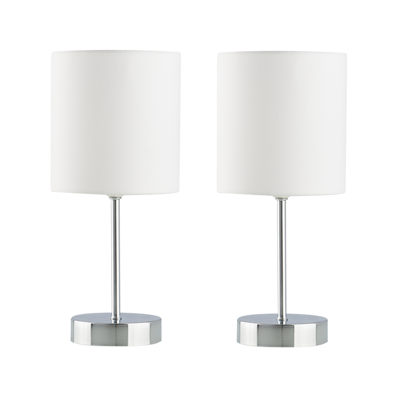 Verve Design White Mia Touch Table Lamp Twin Pack Bunnings Australia