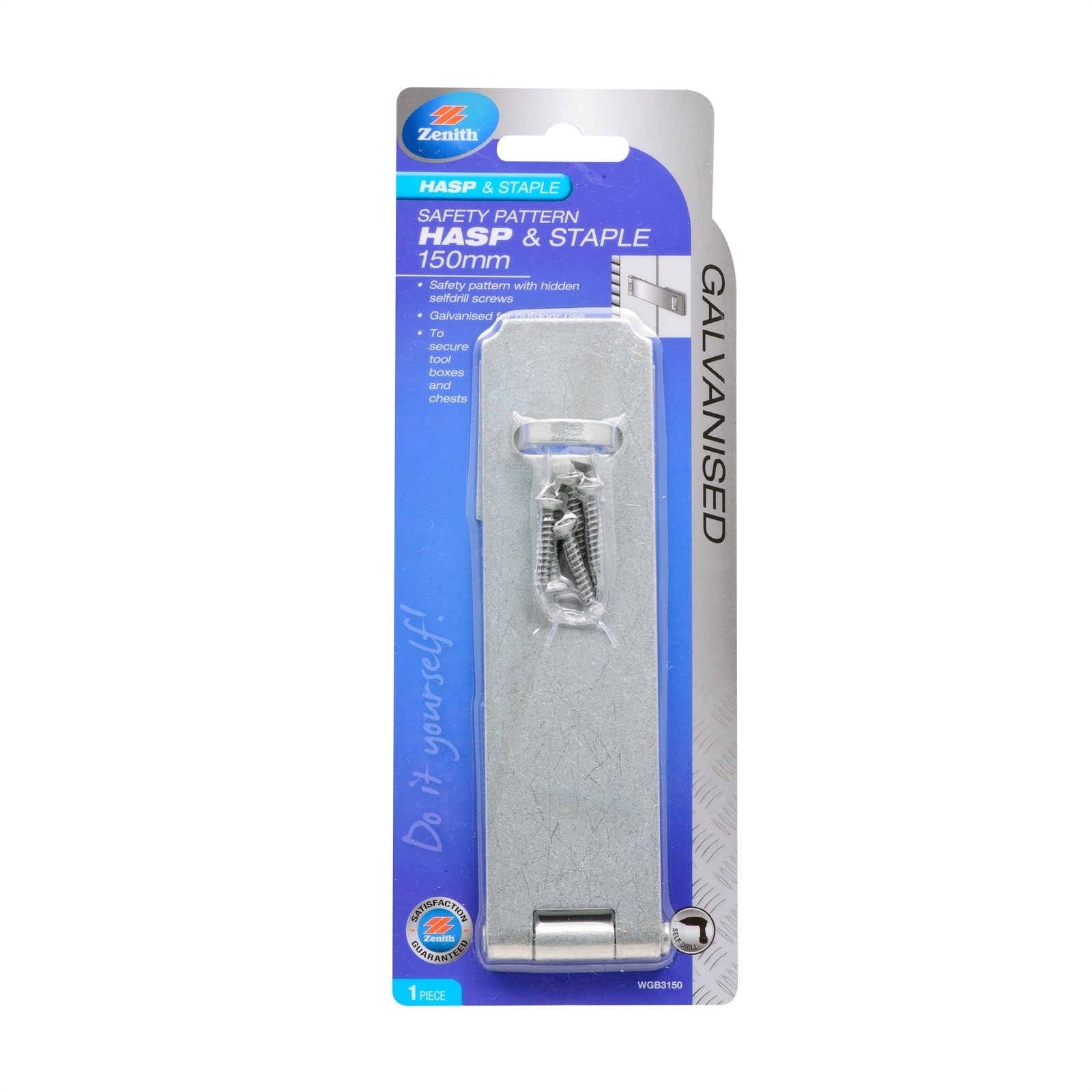 Zenith Hasp & Staple 150mm Galvanised Bunnings New Zealand