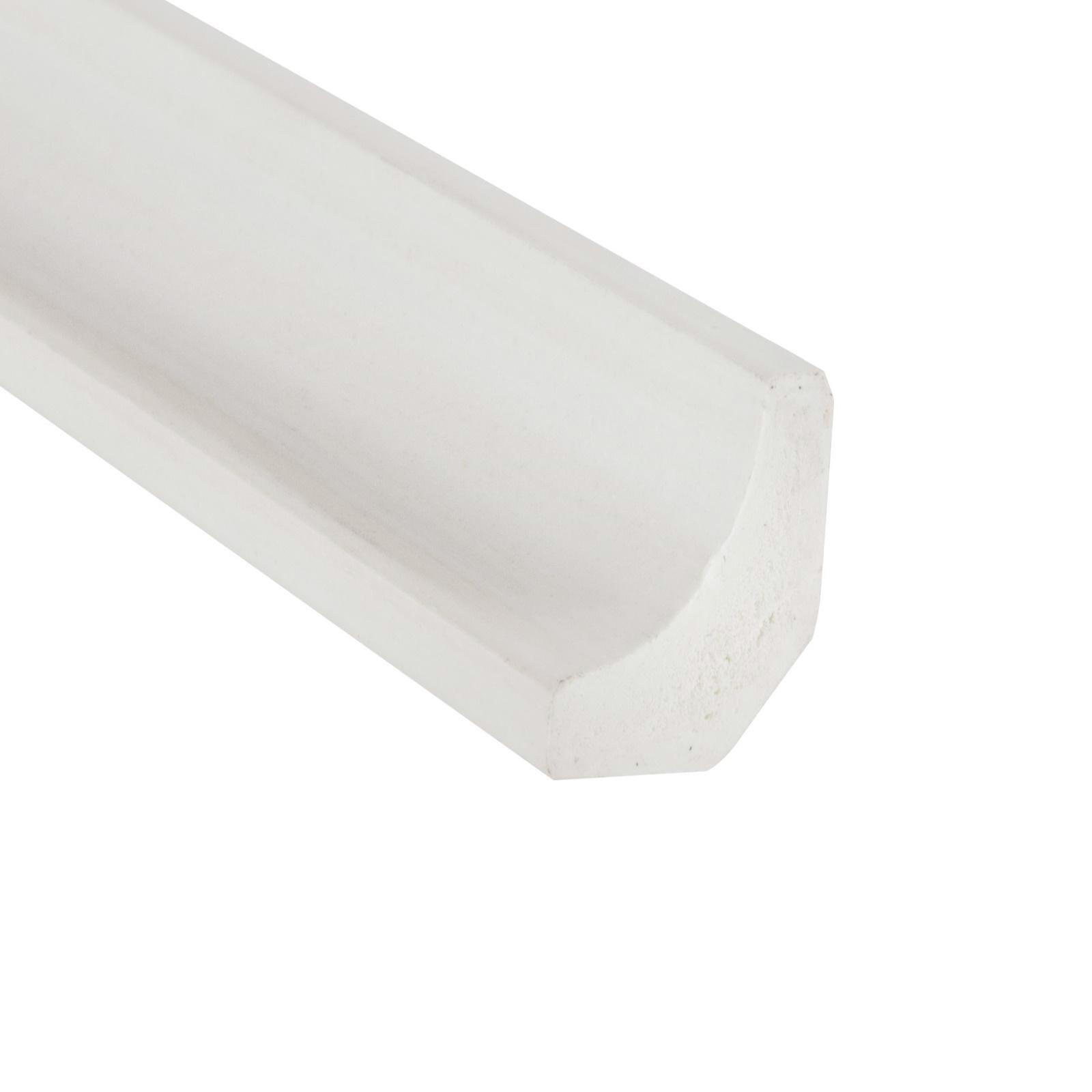 Hanwood 2.4m White Vinyl Wrap Floating Floor Scotia Trim Bunnings