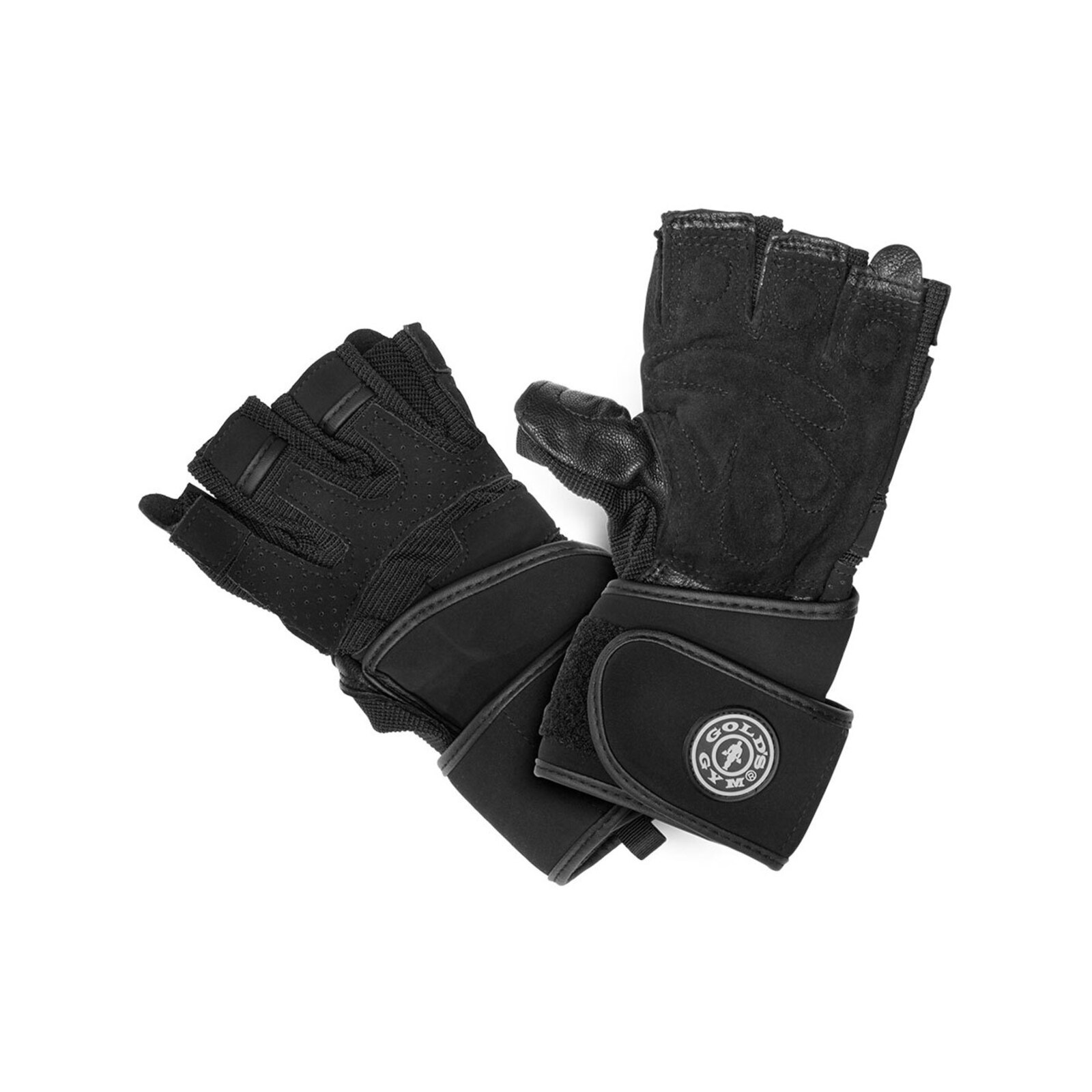 Gold's Gym Leather/Suede Training/Weight Lifting Fitness Glove M/L
