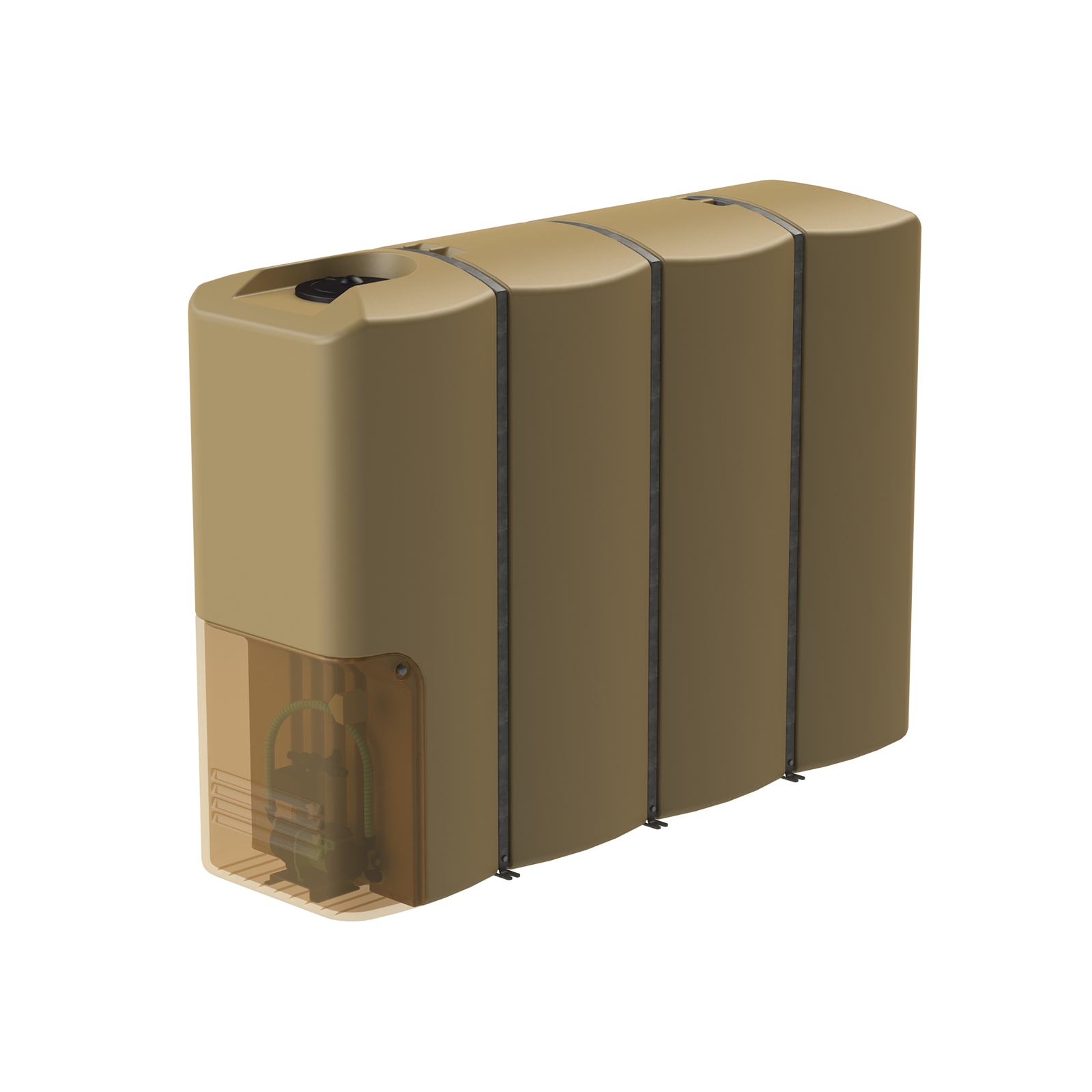 Promax Slimline Water Tank & Pump Combo 5000L Beige Bunnings New