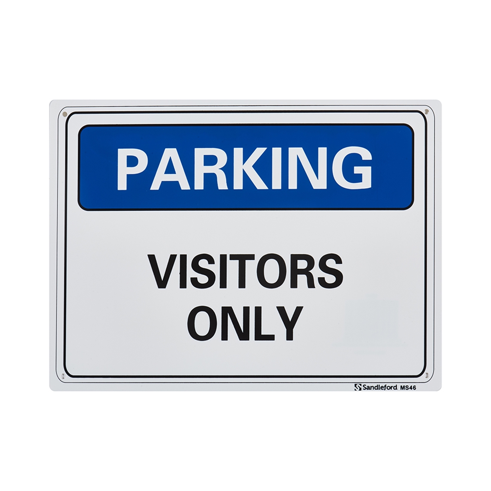 Sandleford 300 x 225mm Visitor Parking Plastic Sign Bunnings Australia