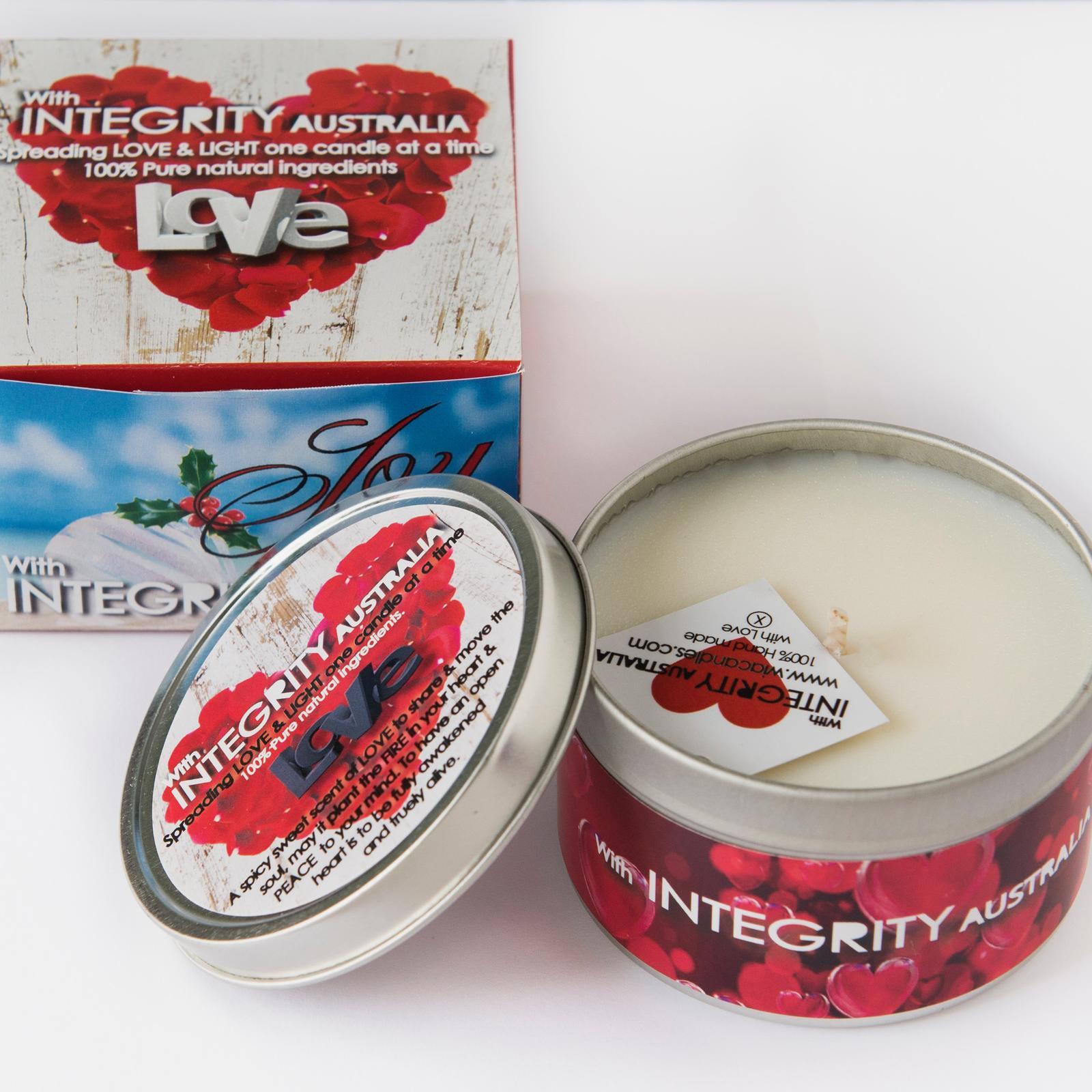 With Integrity Candle Love 200ml Bunnings Australia