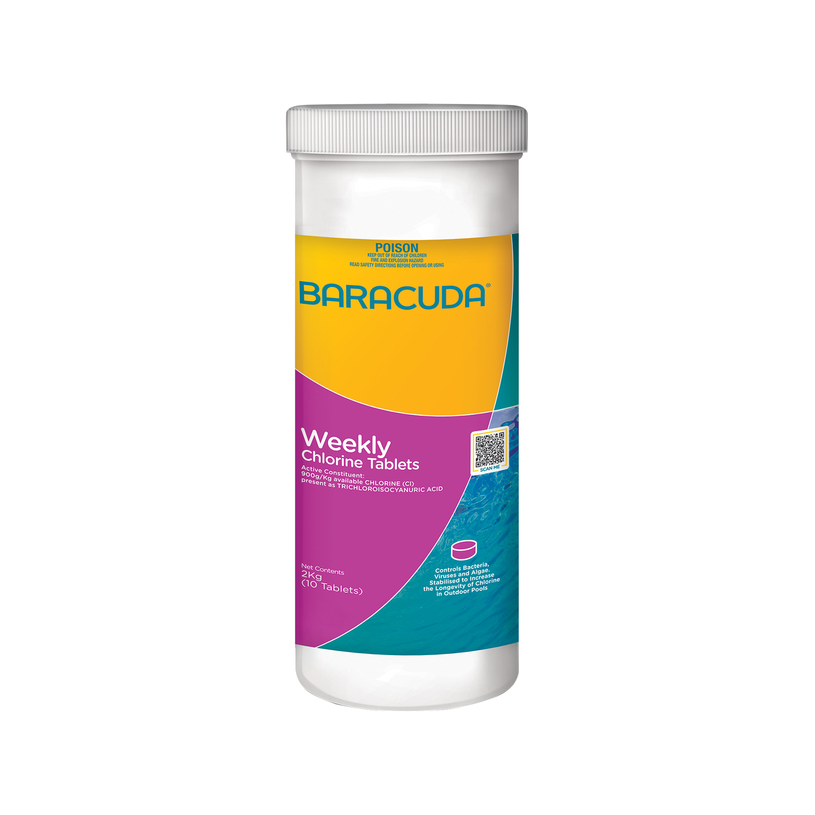 Baracuda 2kg Weekly Chlorine Tablets Bunnings Australia