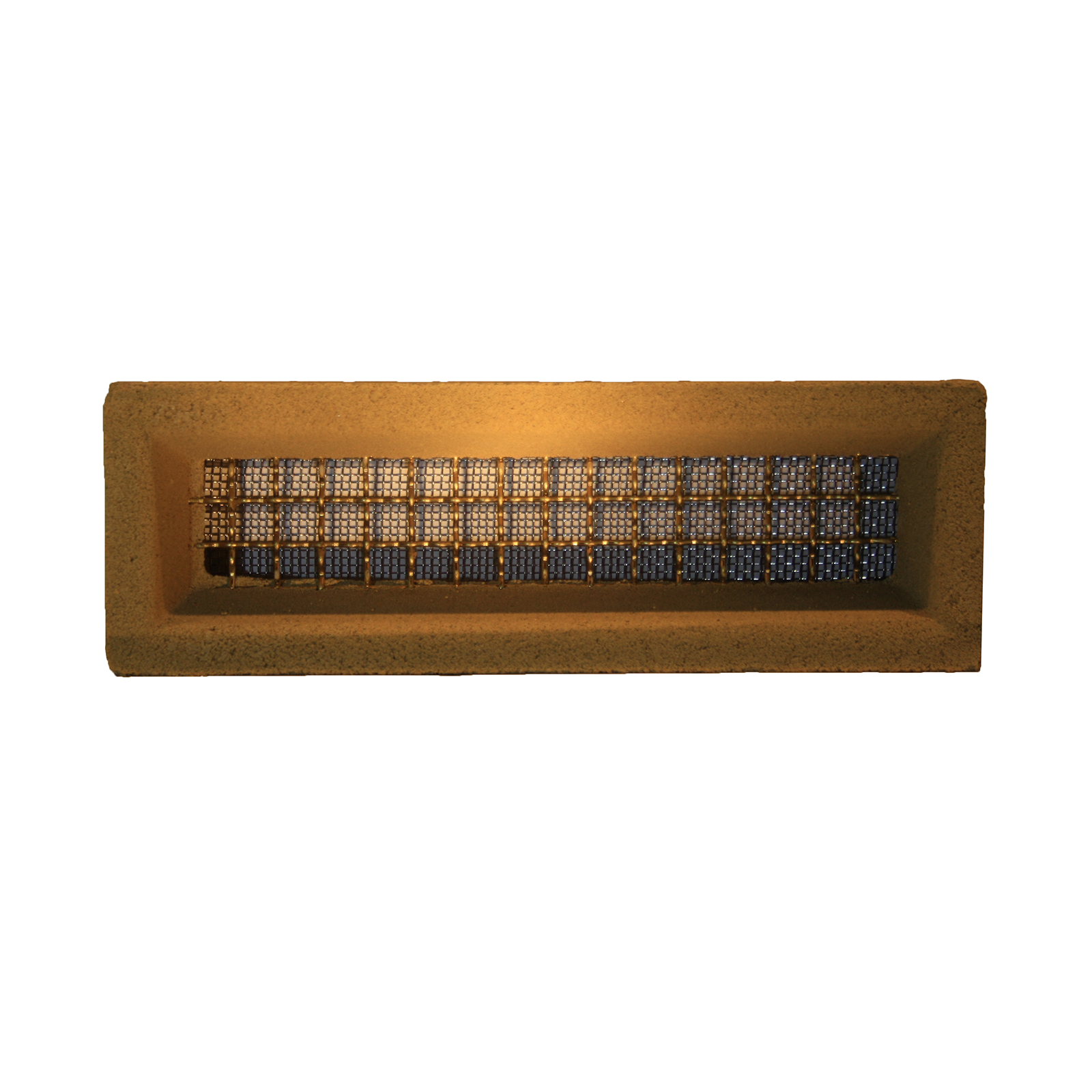Aleta Industries 230 x 75mm Brass Wired Stainless Steel Spark Arresting Wall  Vent - Bunnings Australia