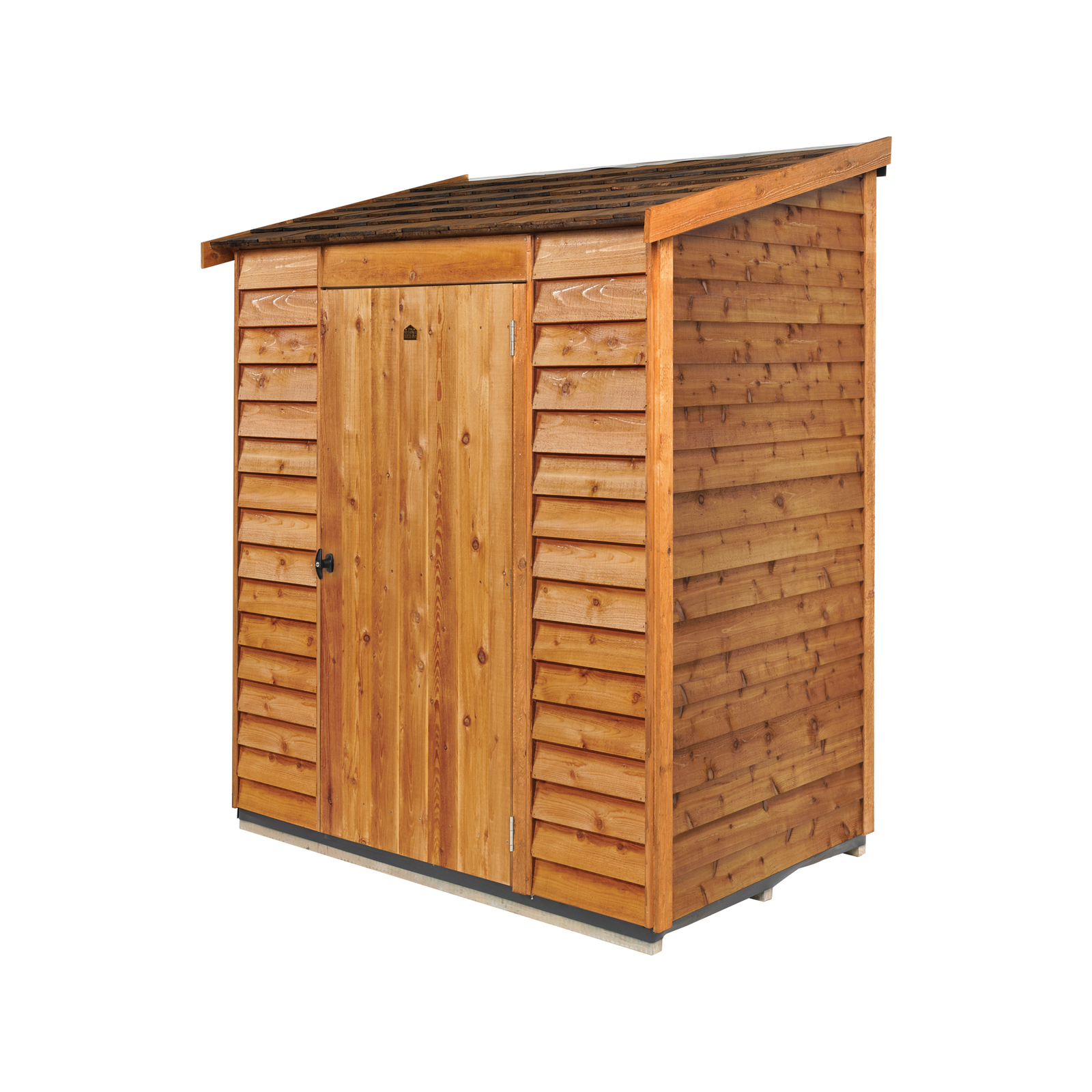 Cedar Shed 1.8 x 1.2m Hampshire Shingle Roof Bunnings New Zealand