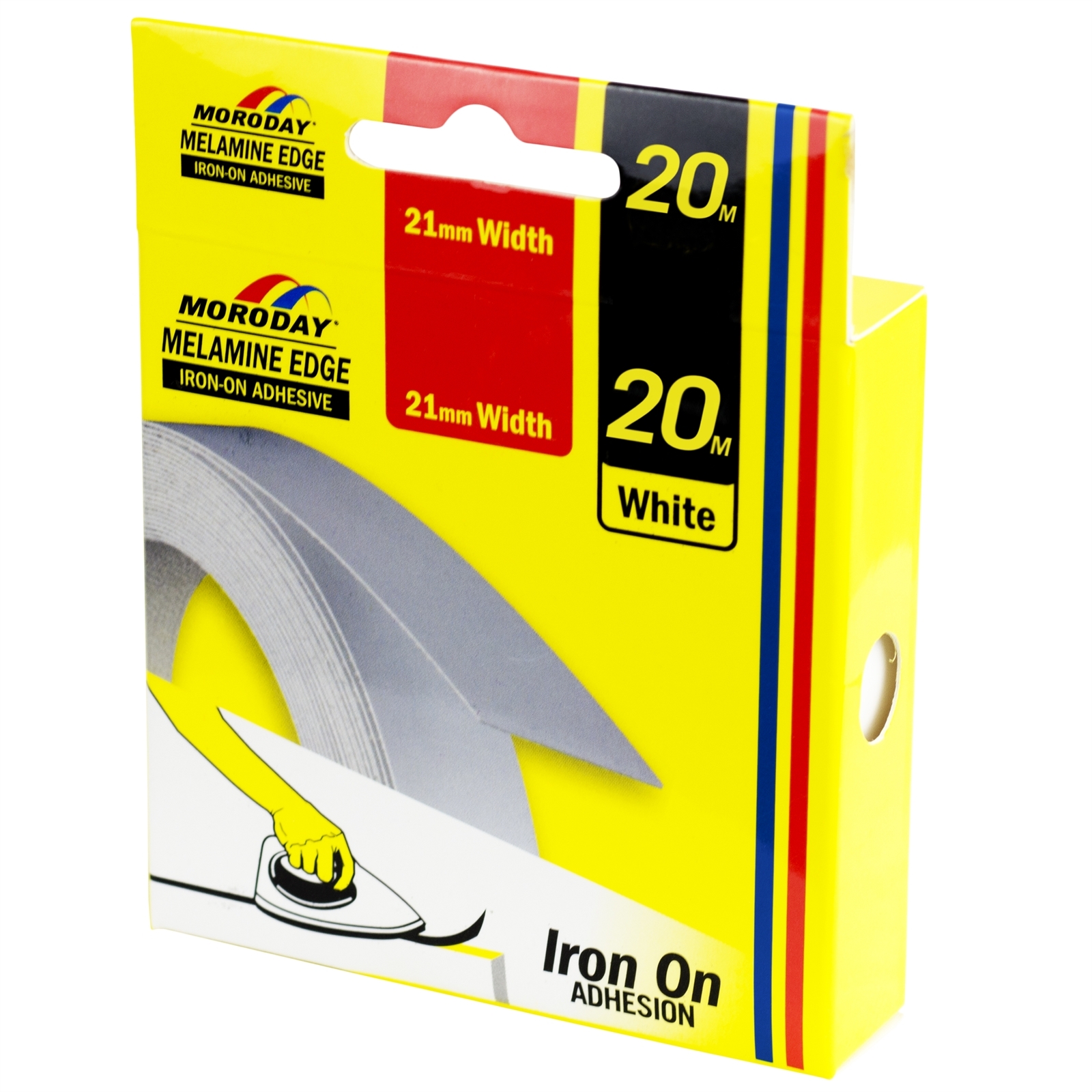 Moroday 20m White IronOn Melamine Edge Bunnings Australia