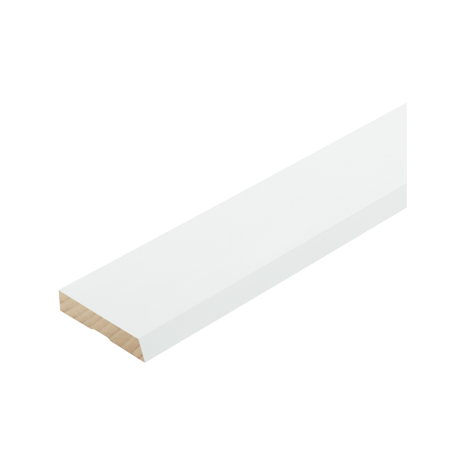 Pinetrim Plus 60 x 18mm x 5.4m Finger Jointed Pre-Primed Single Bevel Skirting - Bunnings New ...