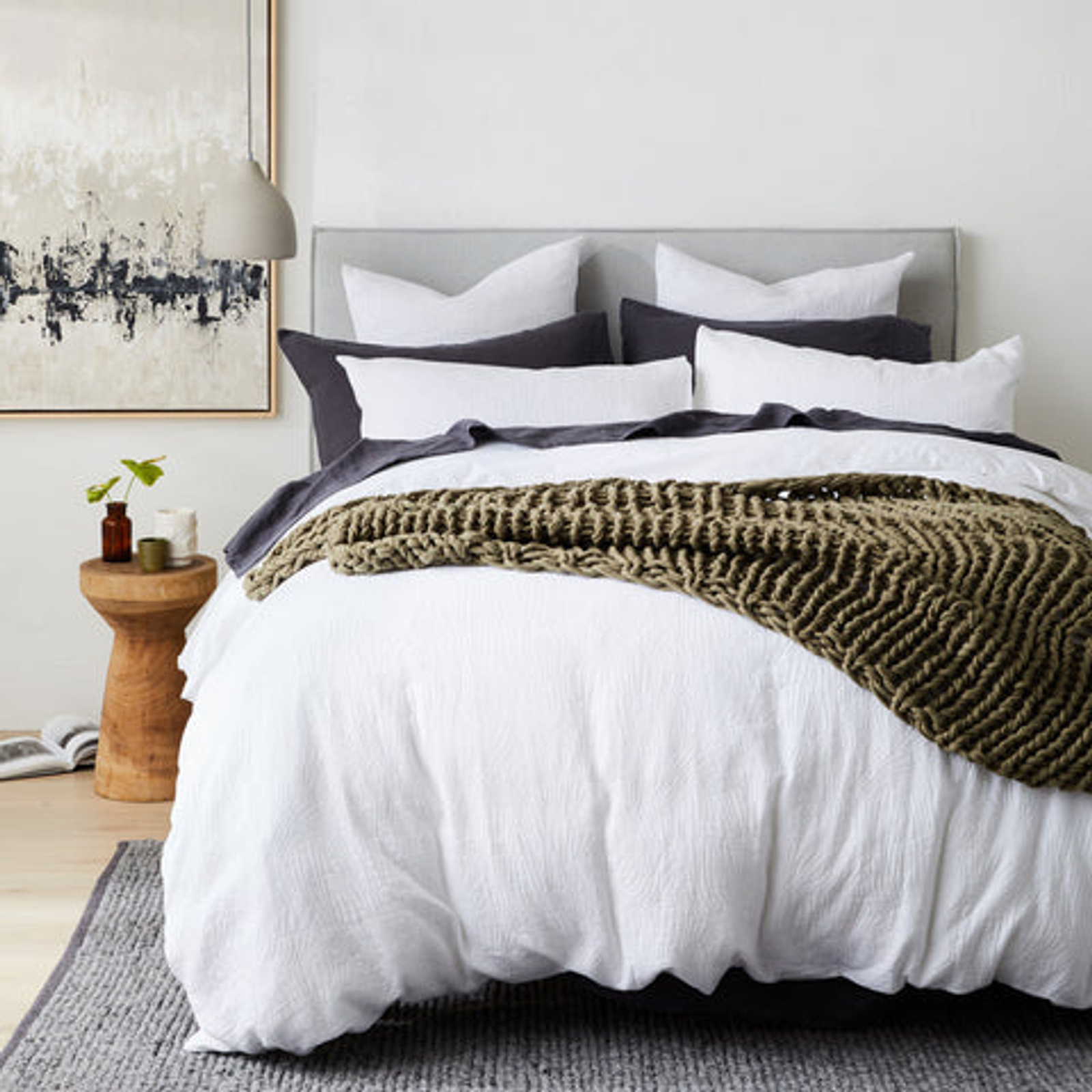 MyHouse Jagger Quilt Cover Set King Bunnings Australia