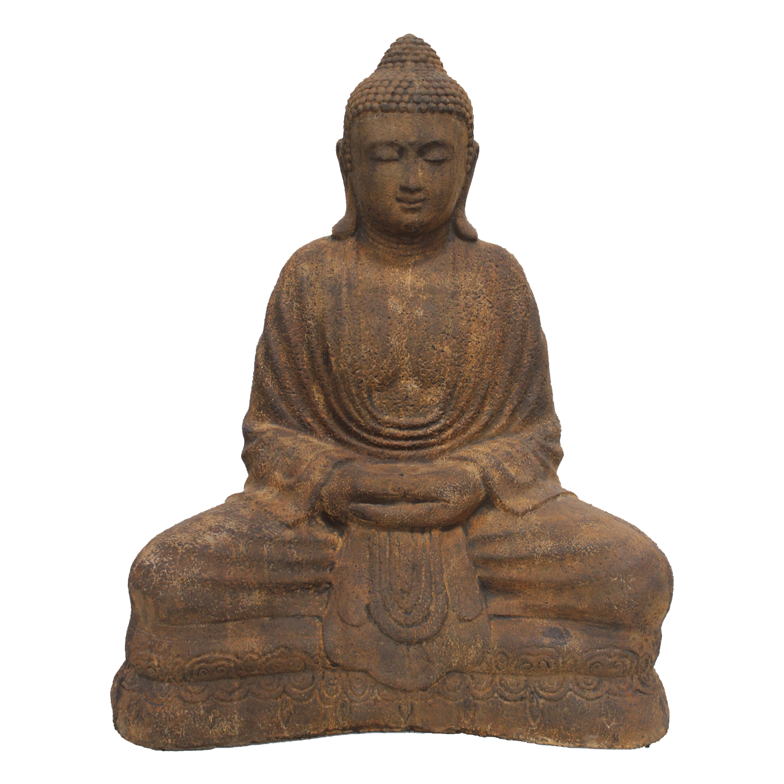 110cm Ironstone Buddha Garden Statue Bunnings Australia