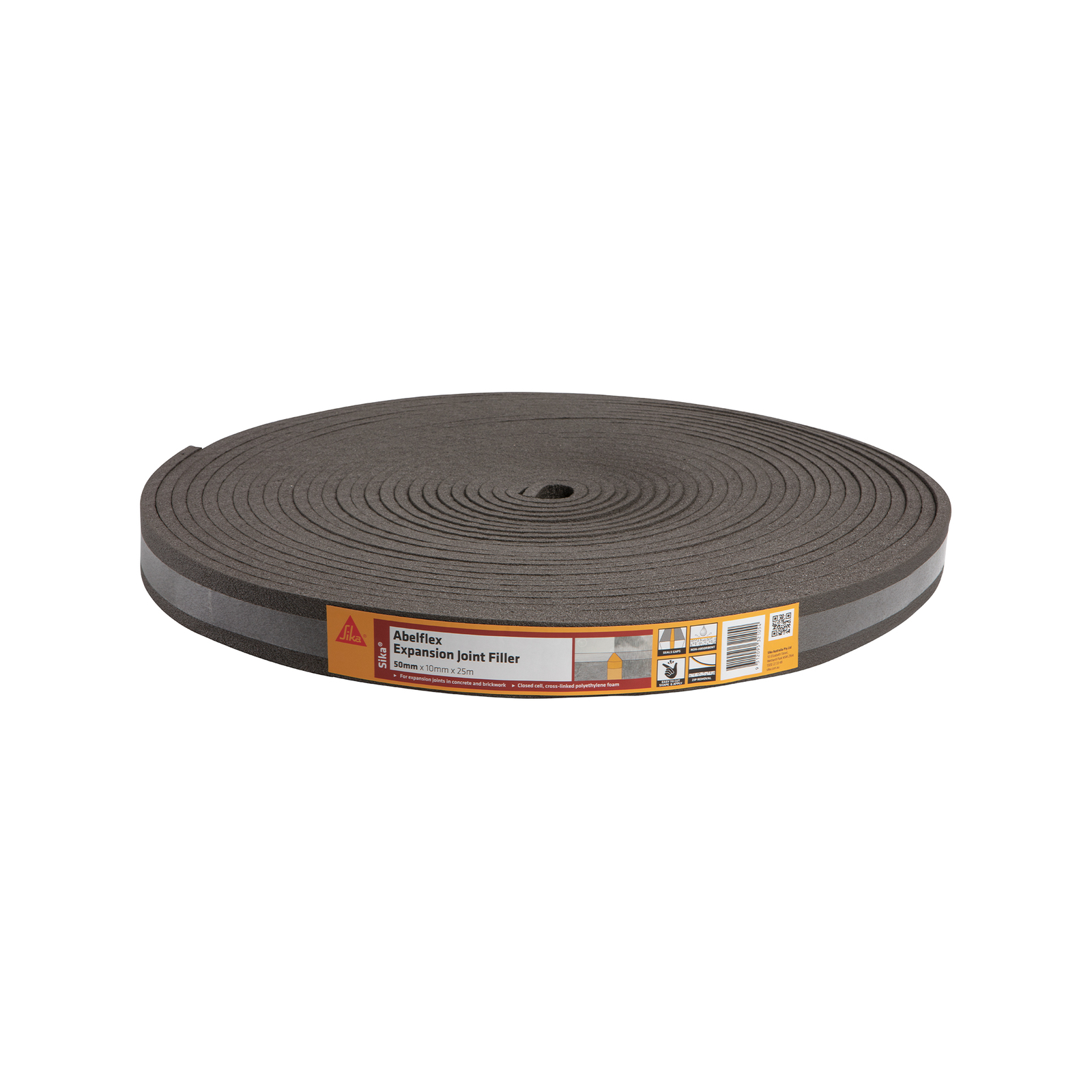 Sika 10mm x 50mm x 25m Abelflex Zipped Expansion Joint Filler