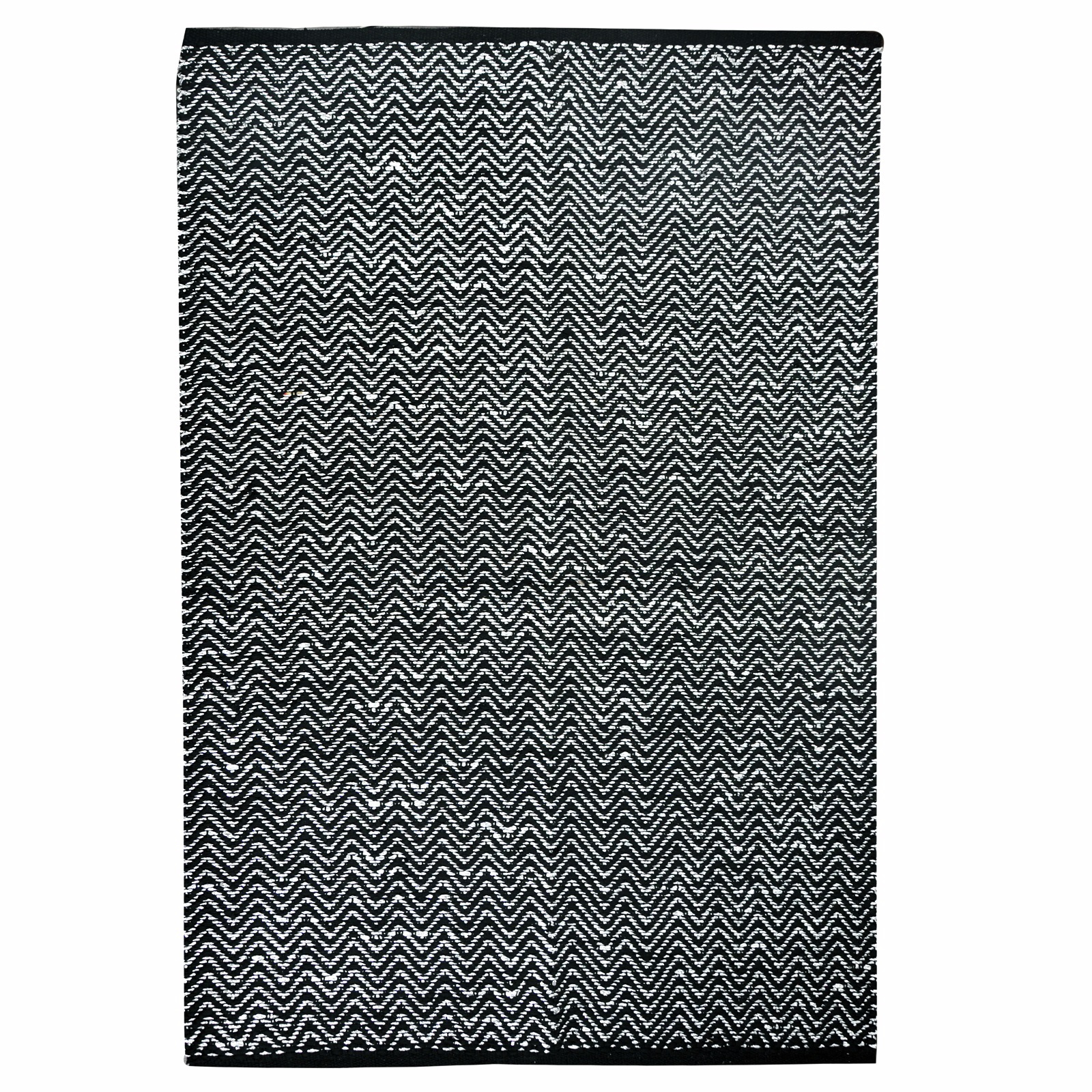 Rug Republic 160 x 230cm Glitzy Black/Silver Jute/Leather Rug ...