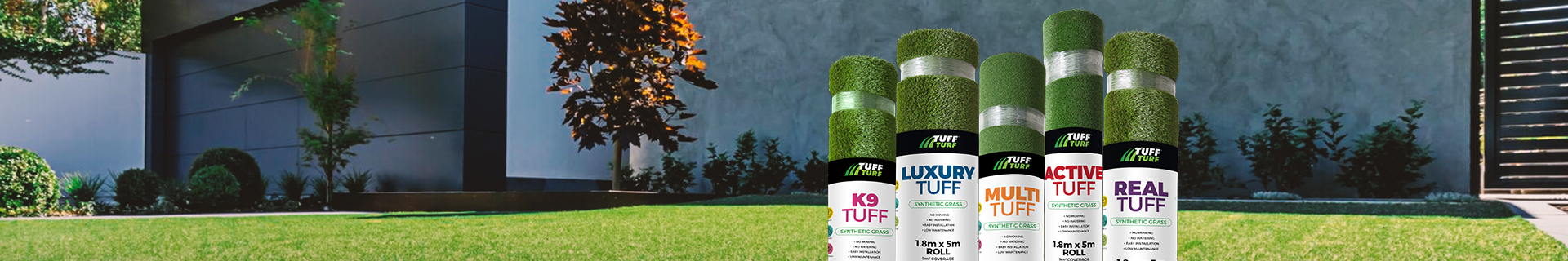 Rolls of turf