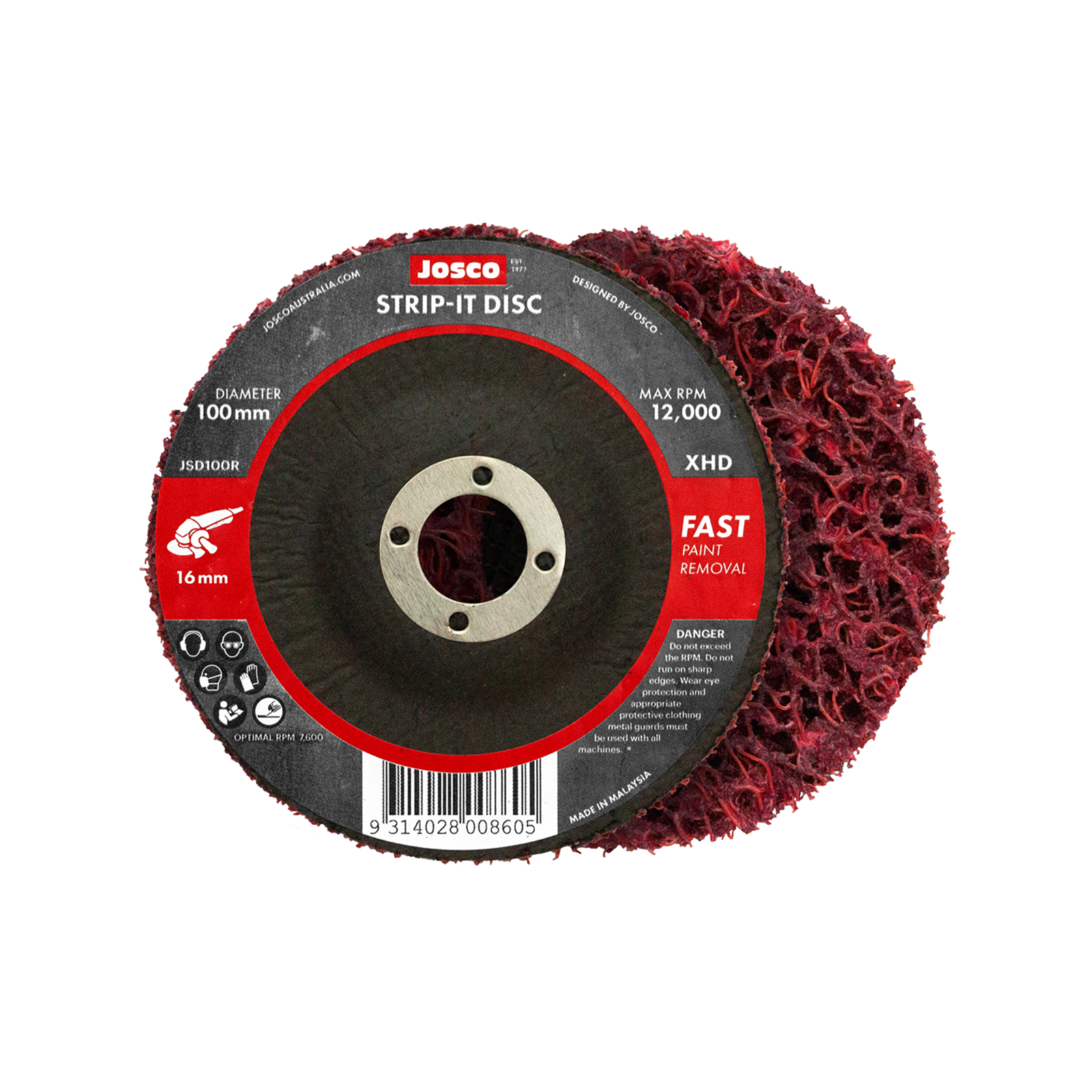 Josco 100mm Multi Strip Grinder Discs Bunnings Australia