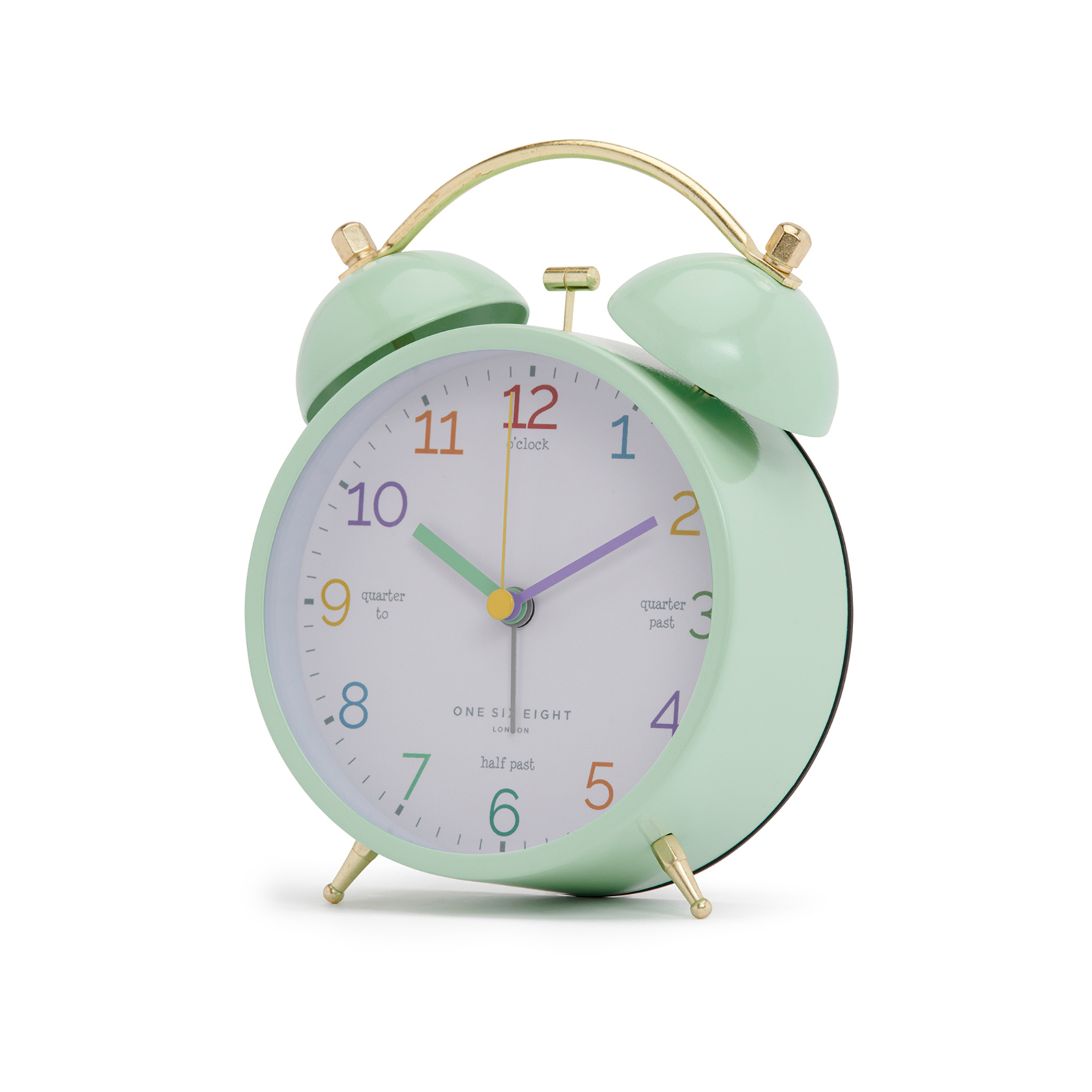One Six Eight London Learn The Time Mint Alarm Clock Bunnings Australia