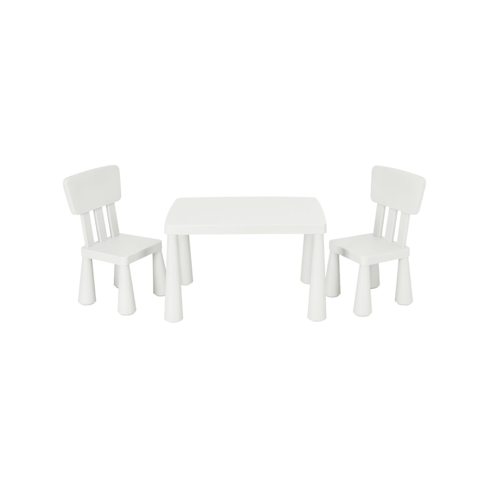 Costway Kids Table and Chairs Set Study Playing White Bunnings Australia