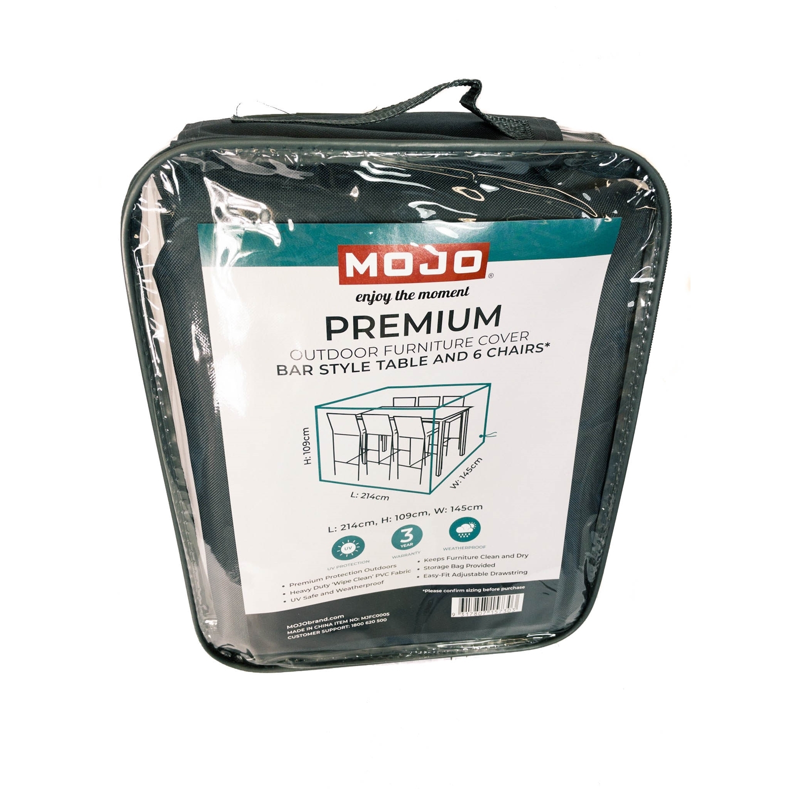 Mojo Premium Outdoor Bar Setting Furniture Cover Bunnings Australia