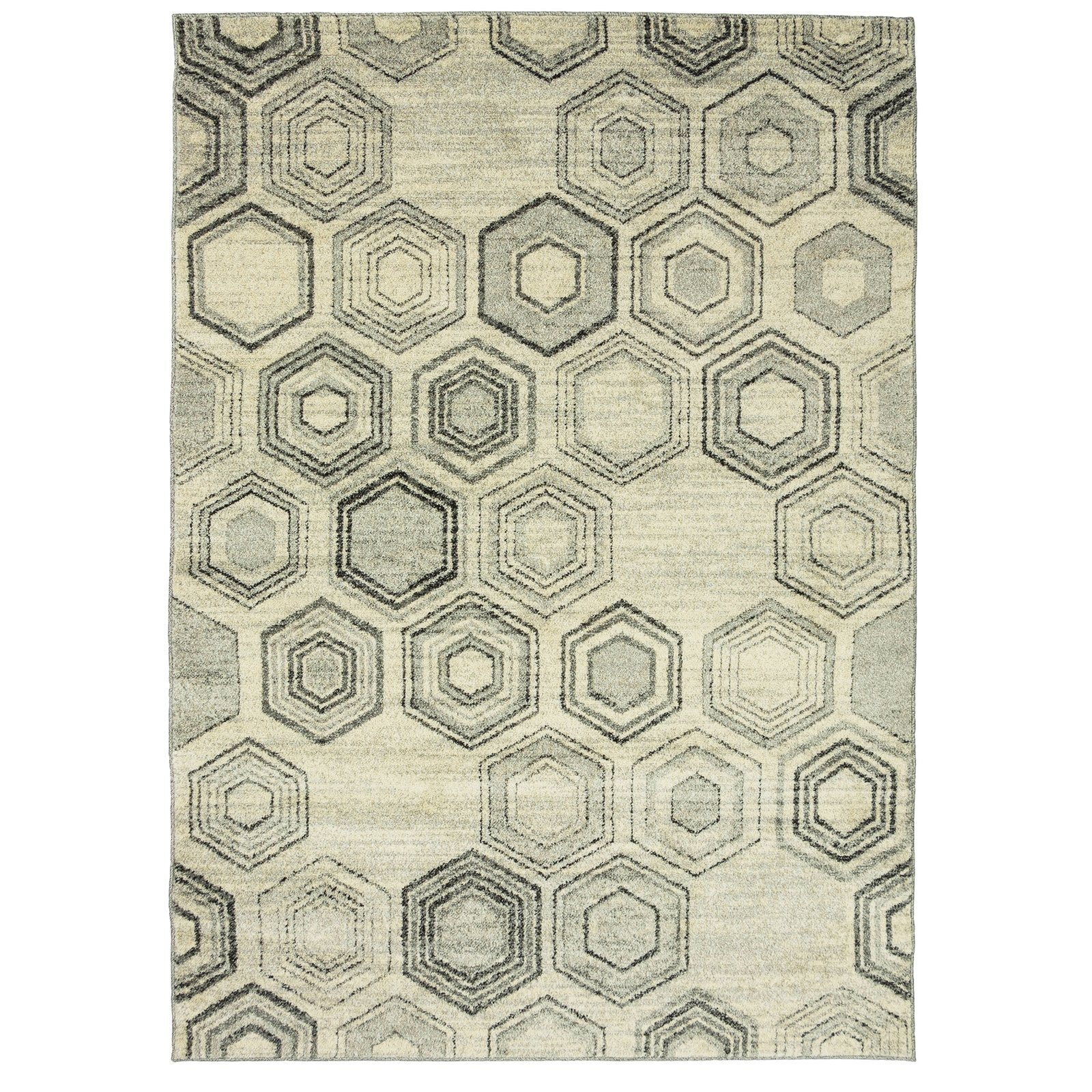 Sahara 160 x 230cm Beige Beehive Rug - Bunnings Australia