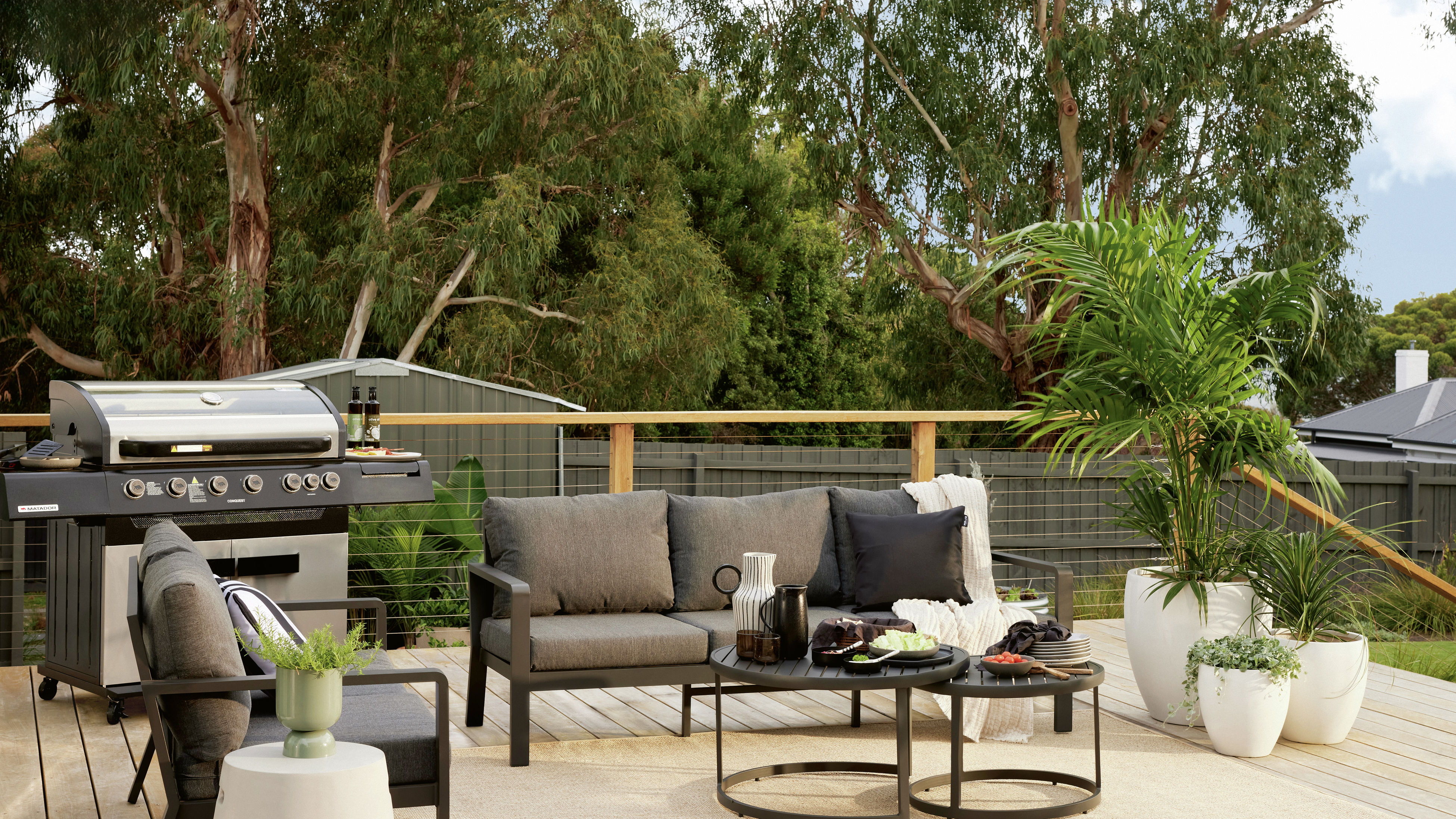 Bunnings outdoor lounge online set