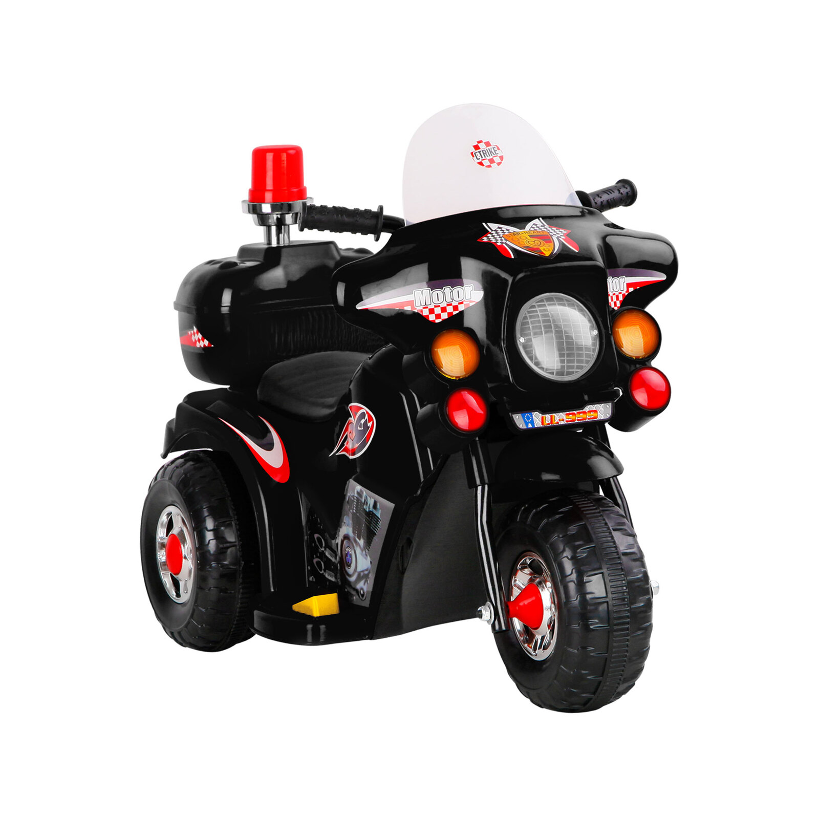 smyths police 6v motorbike ride on instructions