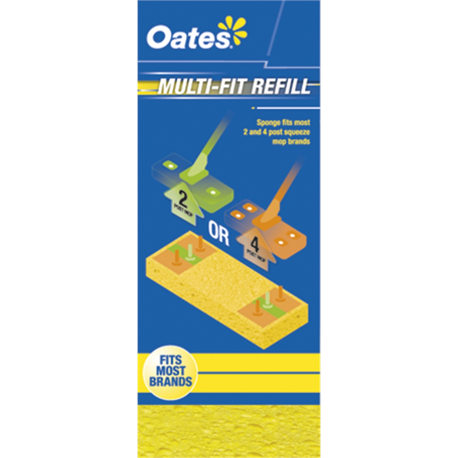 Oates MultiFit Squeeze Mop Sponge Refill Bunnings Australia