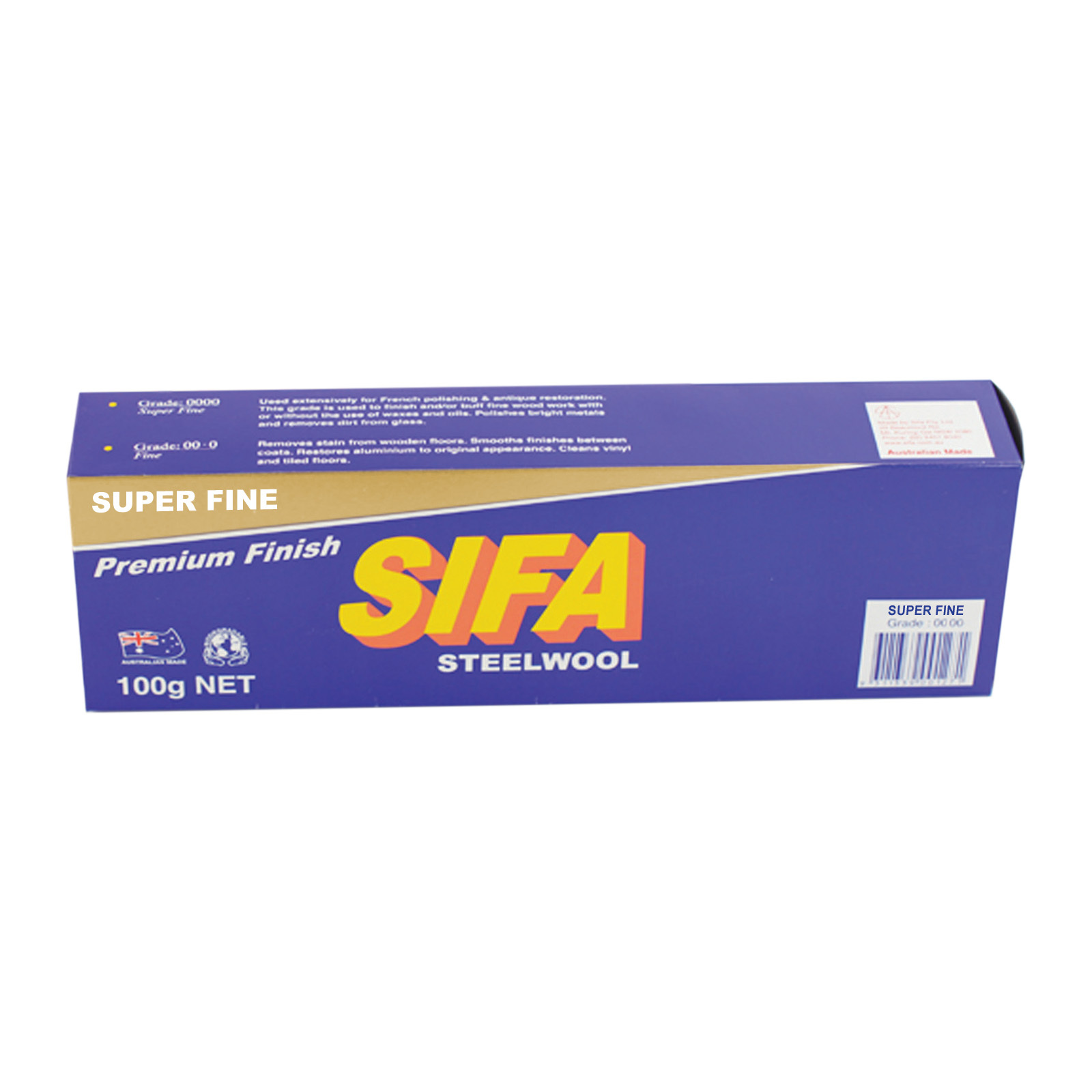 SIFA 100g Super Fine Grade 0000 Steel Wool Bunnings Australia