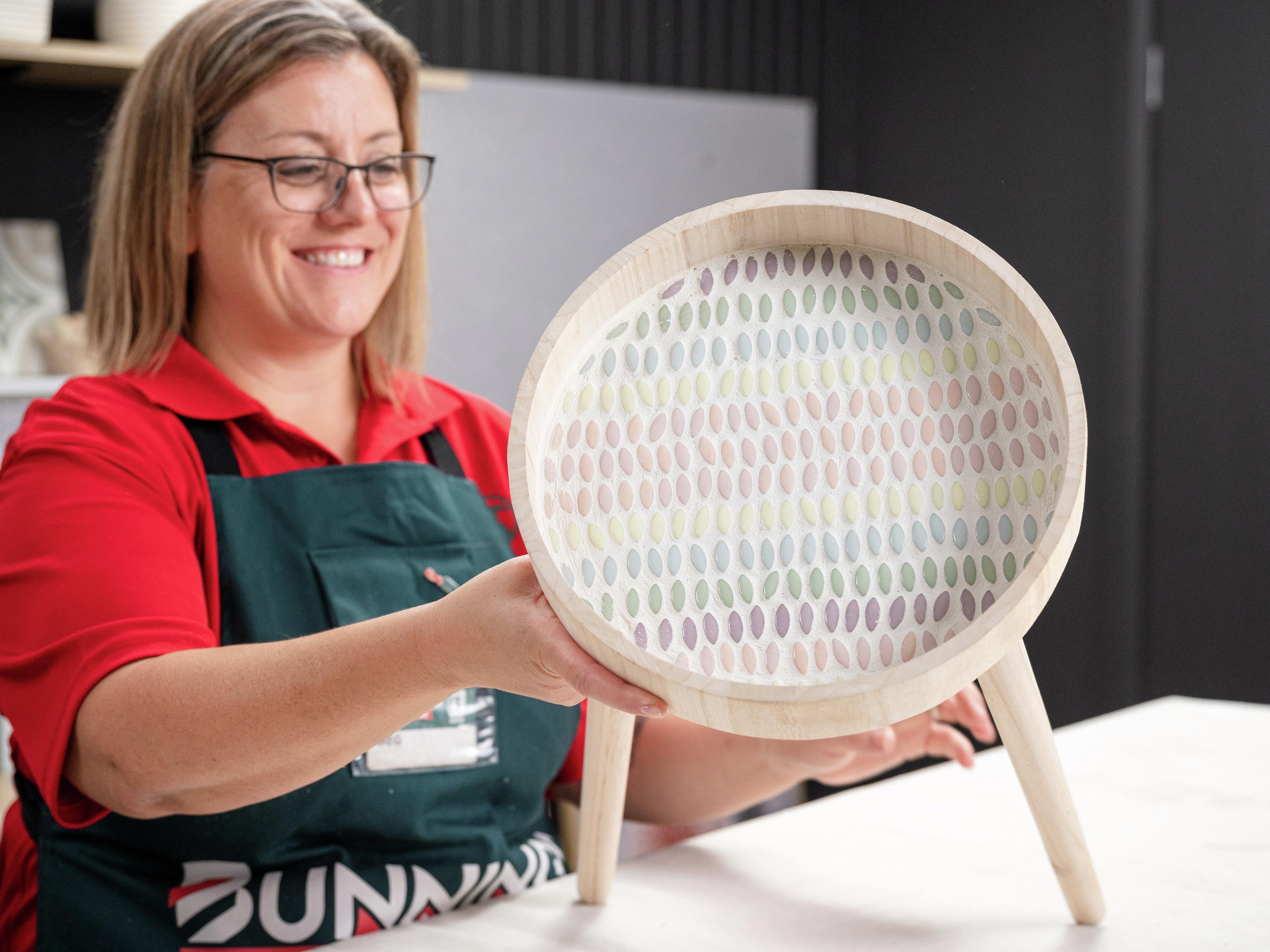 How To Make A Mosaic Side Table Bunnings Australia