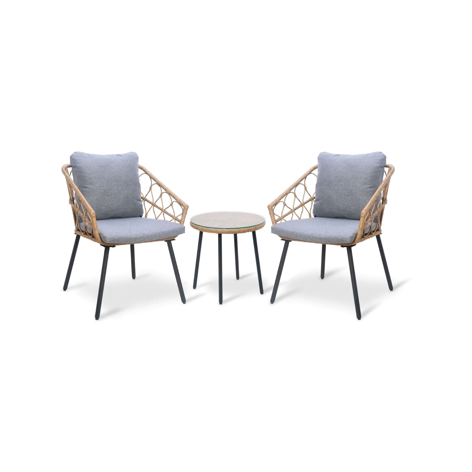 Marquee 3 Pieces Rattan Wicker Bistro Setting Bunnings Australia