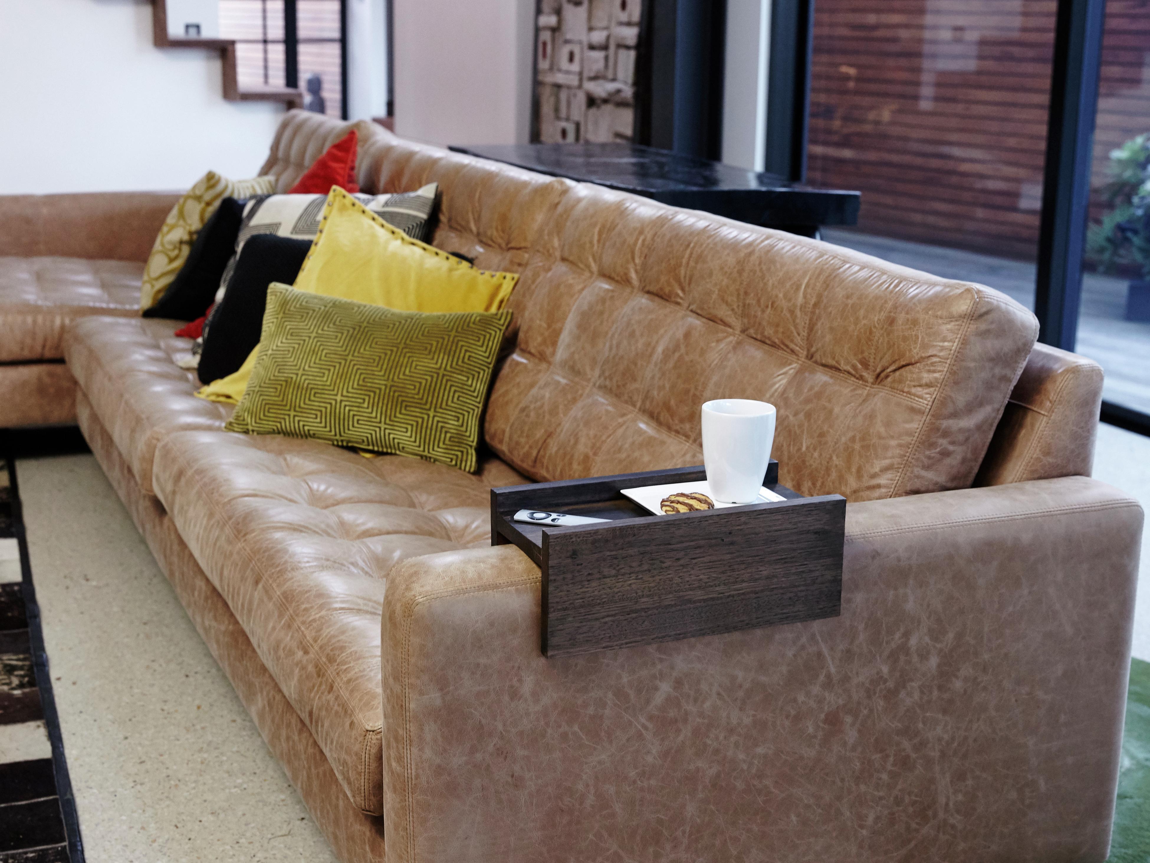 D.I.Y. Wooden Sofa Arm Table Bunnings New Zealand