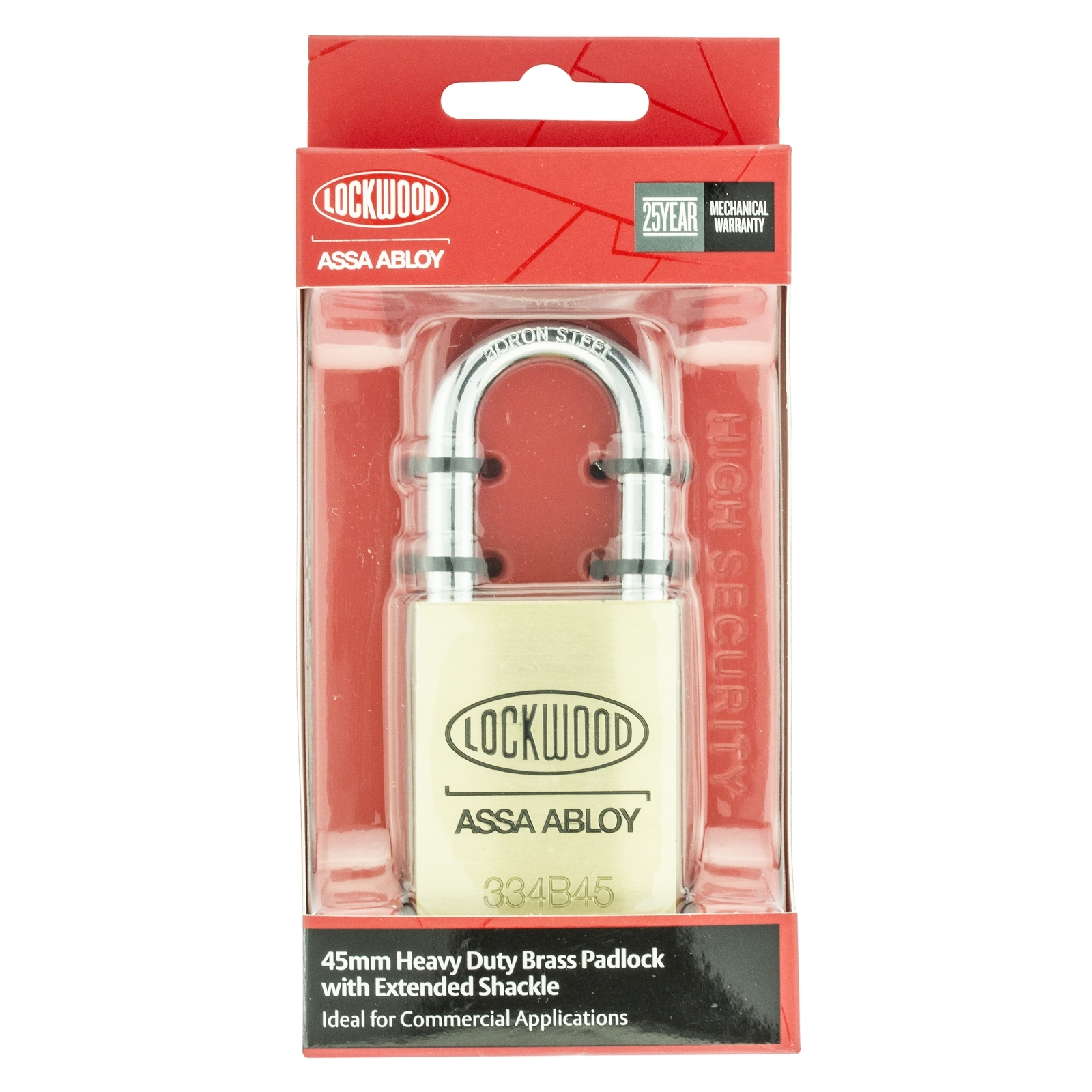 Lockwood 38mm Shackle High Security 334 Padlock Bunnings Australia