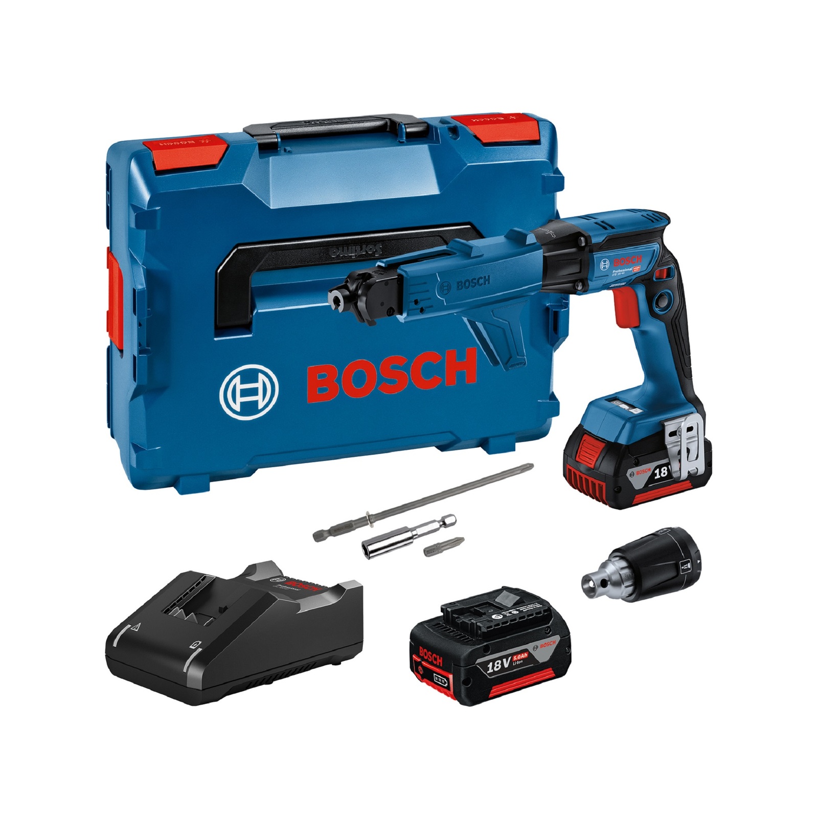 Bosch Professional 18V 5Ah Drywall Screw Gun Kit Bunnings New Zealand