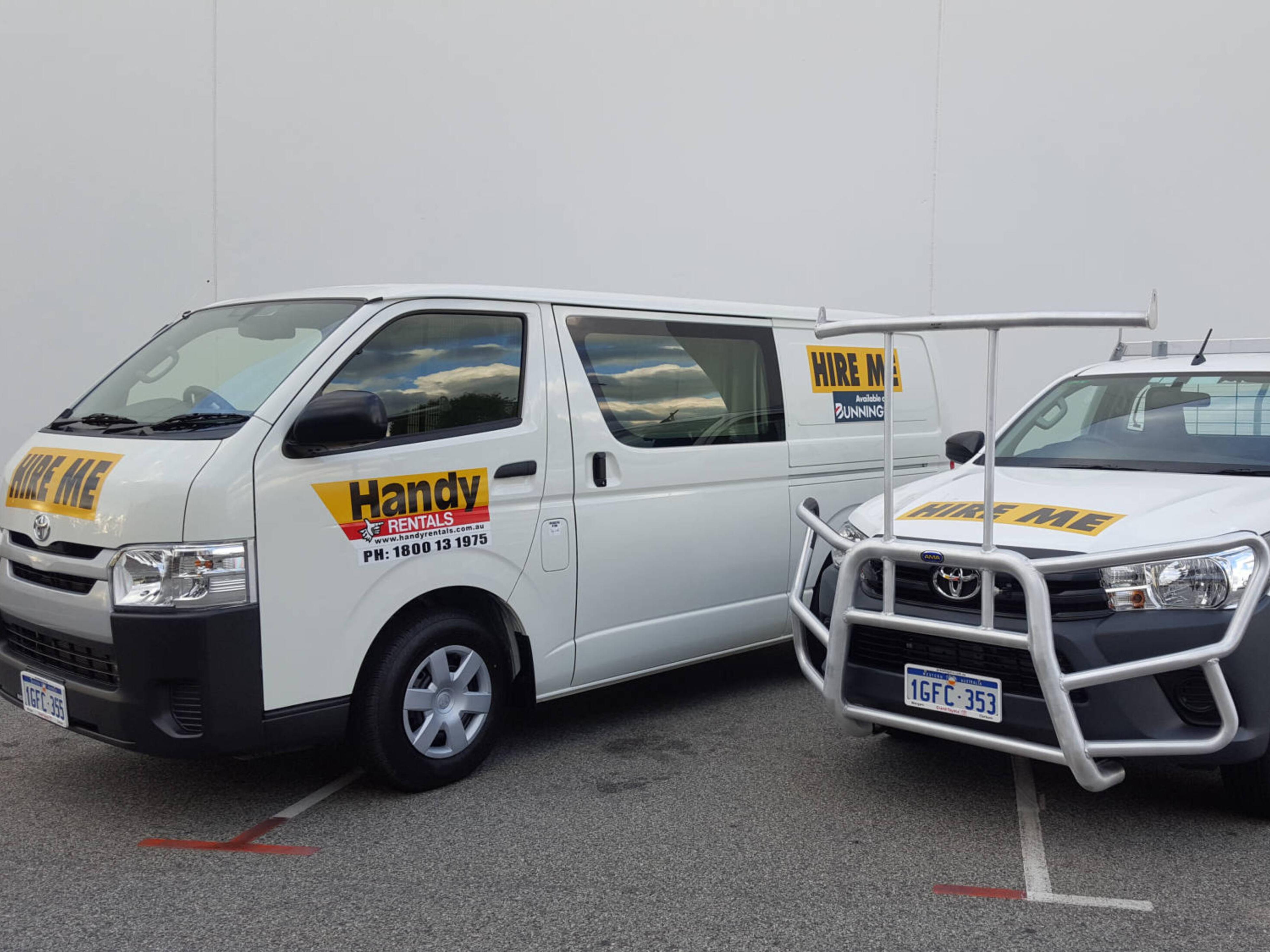 4 hour hot sale van hire