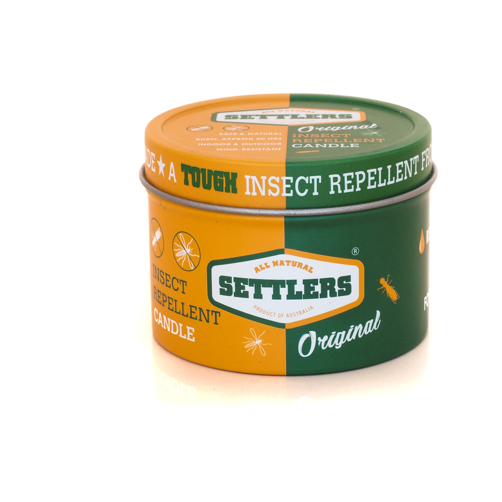 Settlers 105g Essential Oil Candle Insect Repellent Bunnings Australia