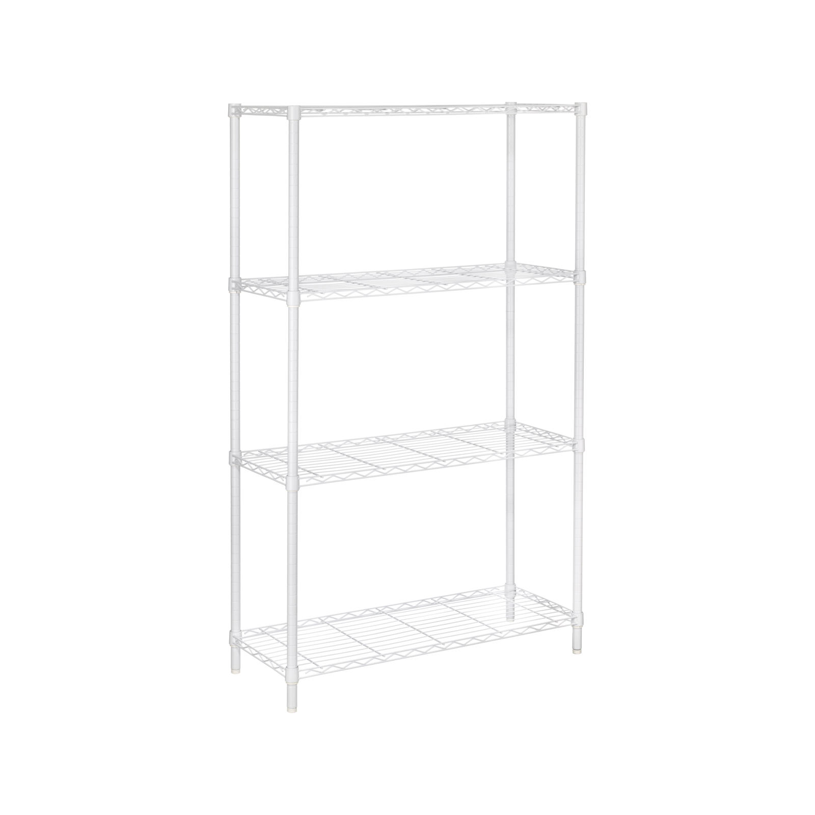 Practa 900 x 350 x 1500mm White Metal 4 Tier Shelving Unit - Bunnings ...