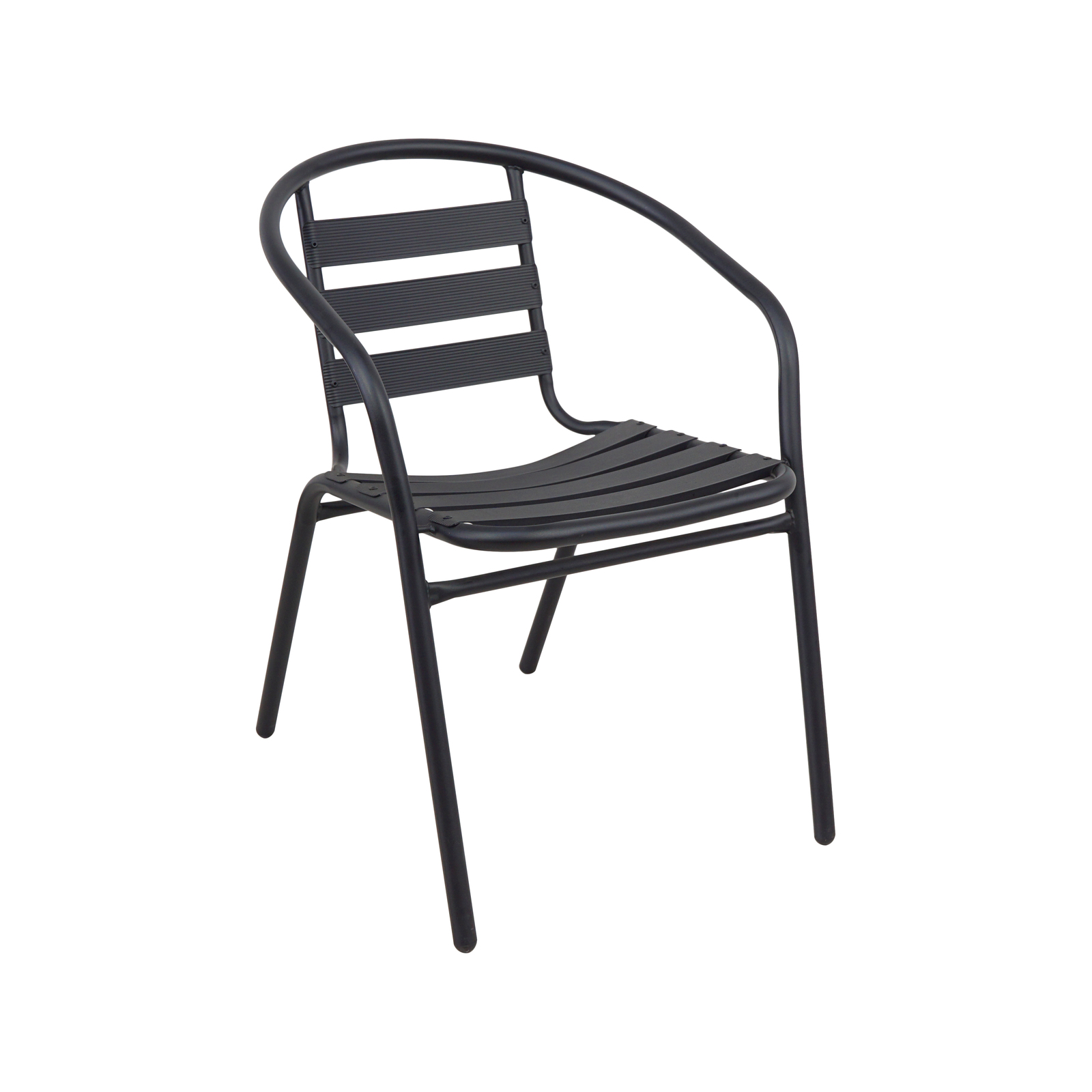 Marquee Black Aluminium and Steel Bistro Chair Bunnings Australia