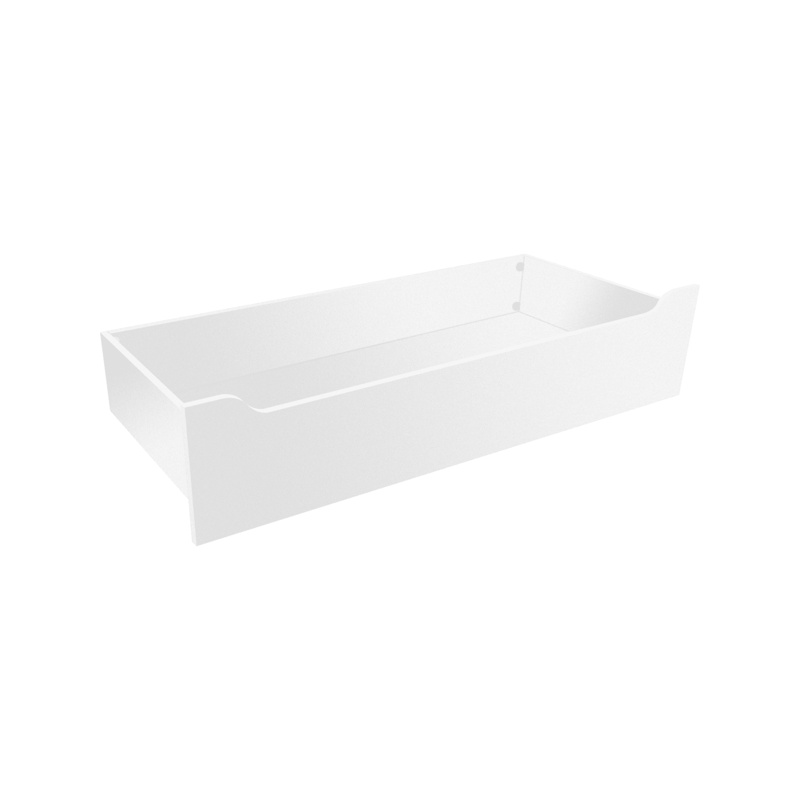 Lugna White Scallop Drawer - To Suit 900 x 580mm - Bunnings Australia