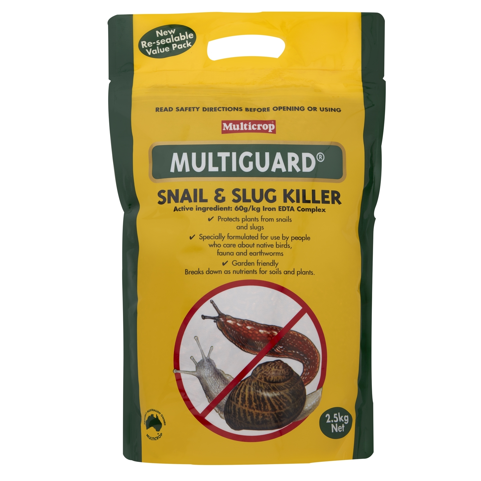Multicrop 2.5kg Multiguard Snail And Slug Killer Bunnings Australia