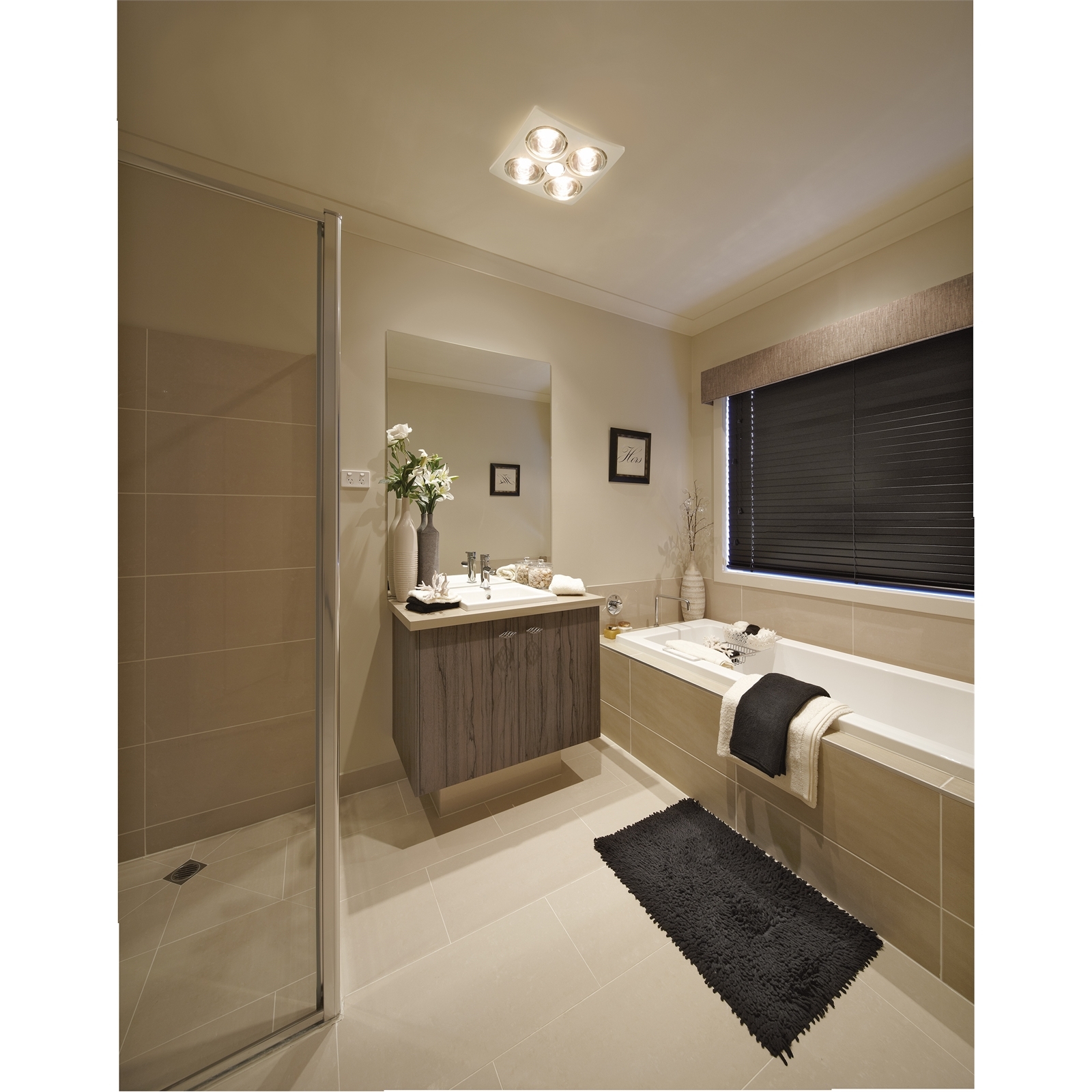 IXL Tastic Original 3 In 1 Bathroom Heat Fan Light Bunnings Australia