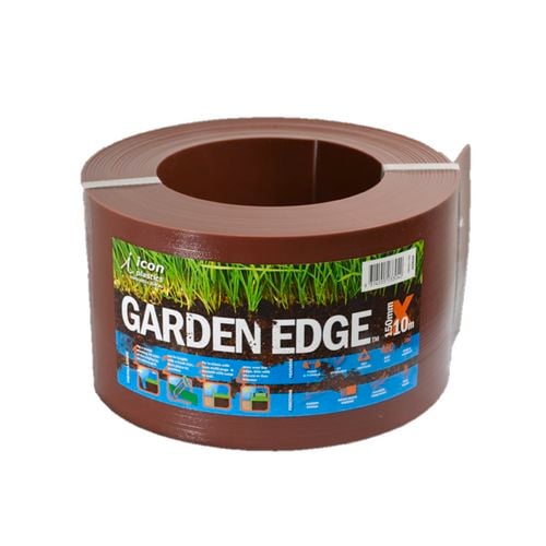 Icon Plastics 150mm x 10m Jarrah Garden Edge Bunnings Australia