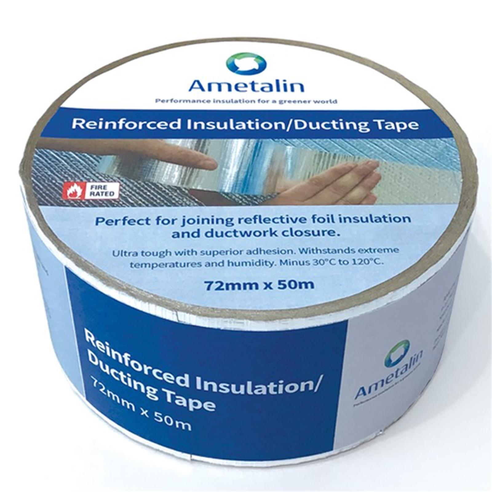 Ametalin 72mm x 50m Reinforced Insulation / Ducting Tape Bunnings Australia