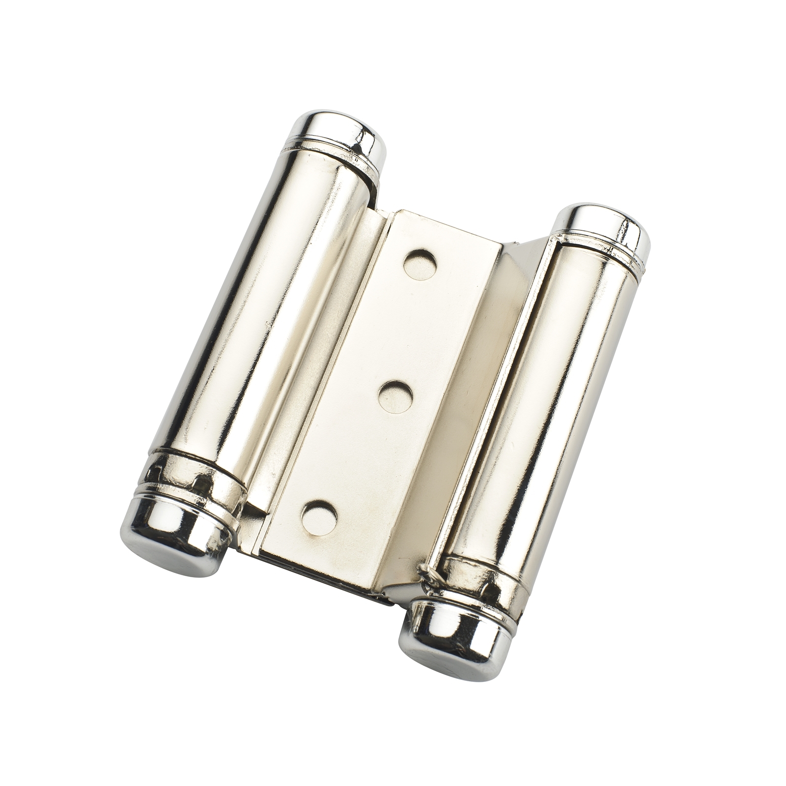 Zenith 75 x 82.5 x 2mm Nickel Plated Double Action Spring Hinge 2