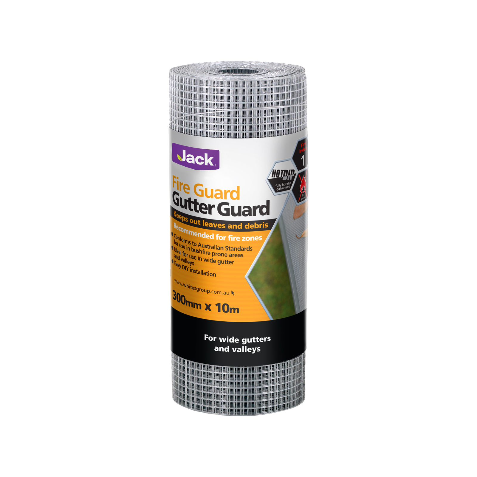 Jack 300mm x 10m Fire Guard Gutter Mesh Bunnings Australia