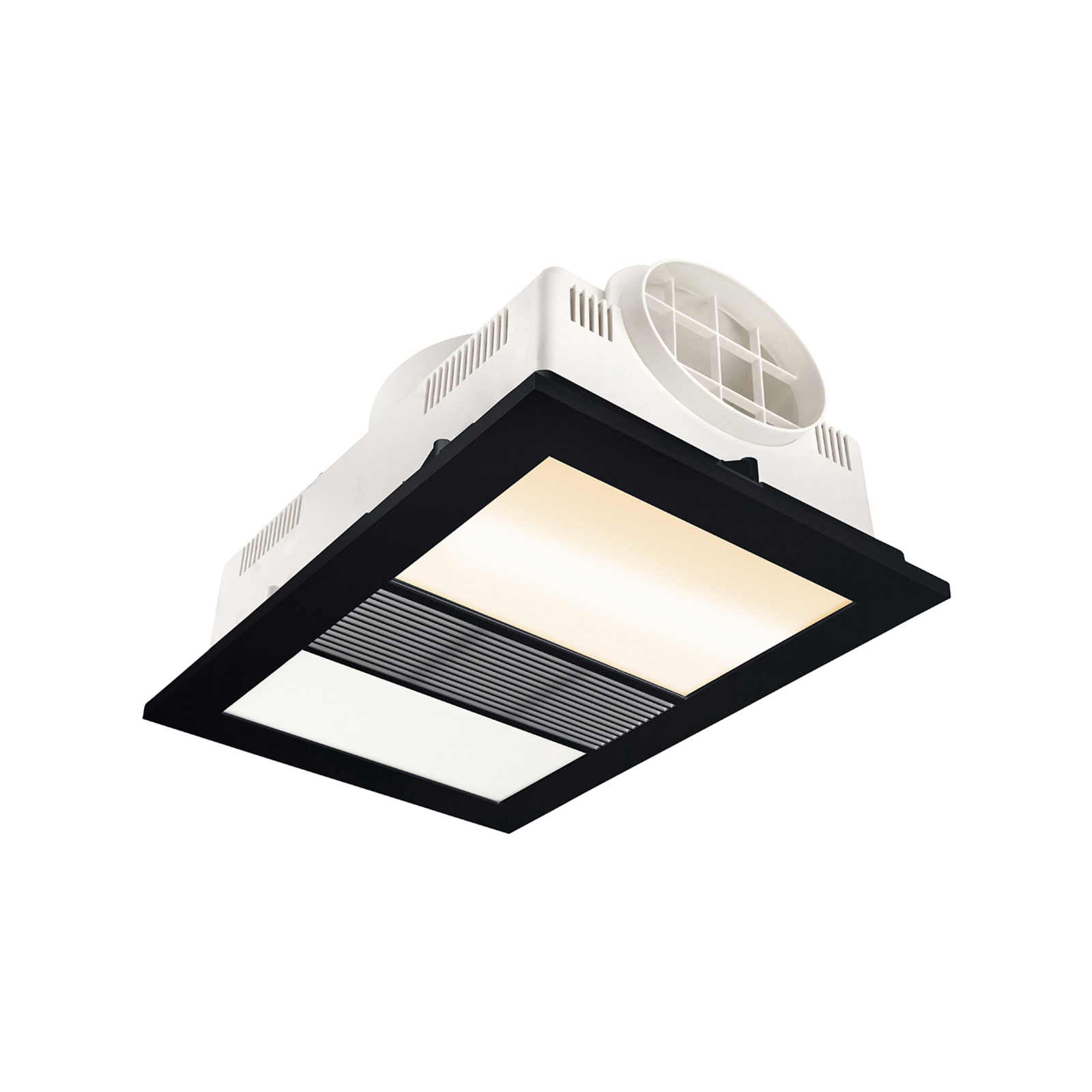 Brilliant Mojave Matt Black 3in1 Bathroom Heater - Bunnings Australia
