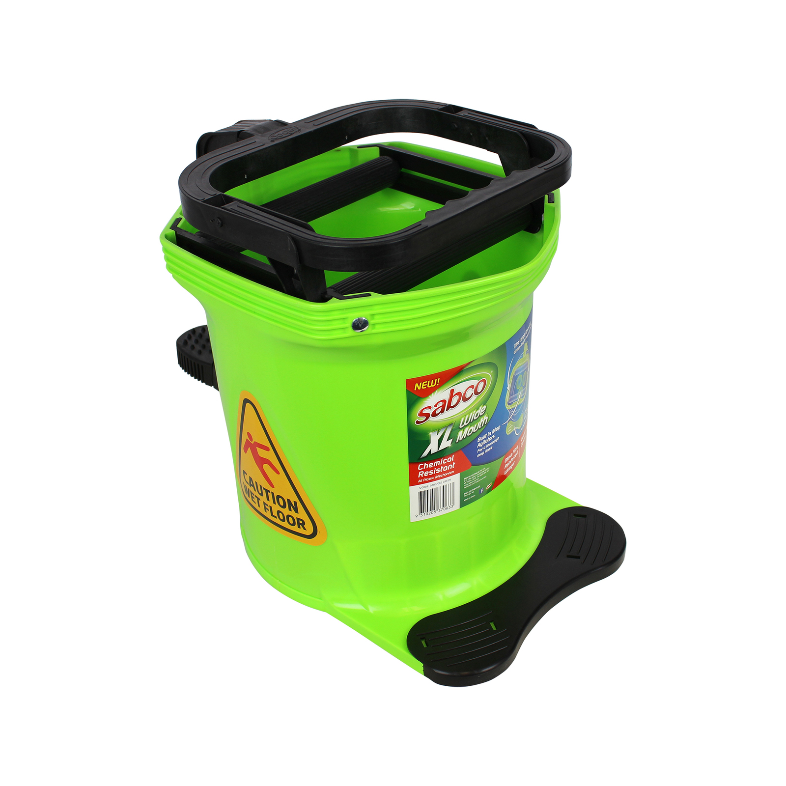 Sabco XL Green Wide Mouth Mop Wringer Bucket Bunnings Australia